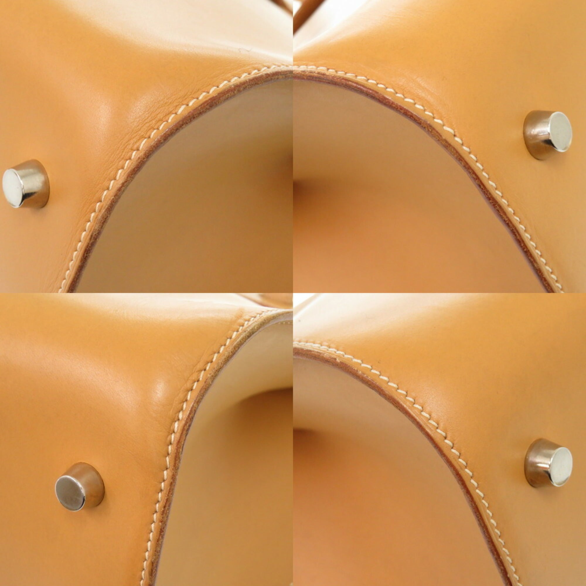 Hermes Natural Vache Leather Shoulder Bag (Pre-Owned)