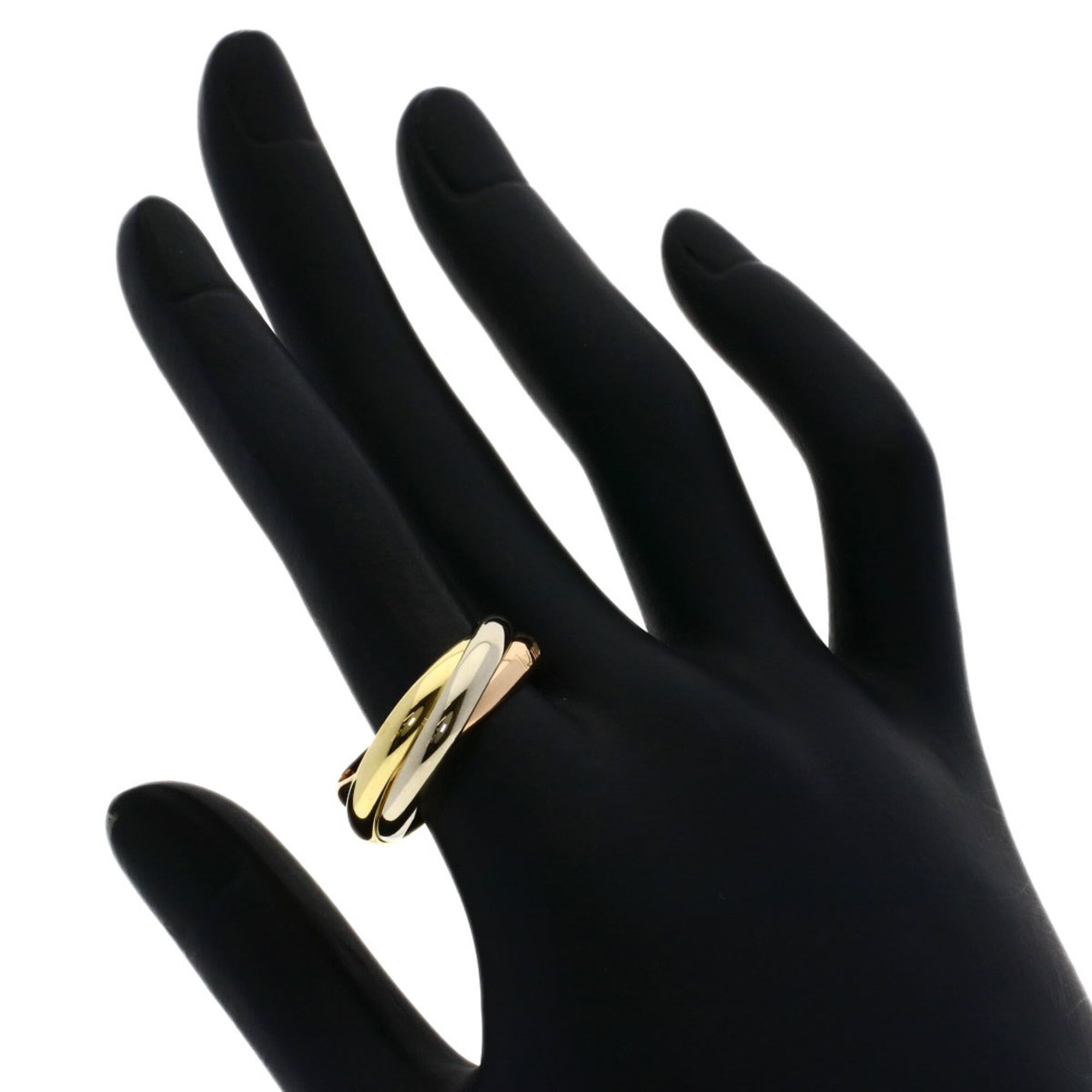 Cartier Trinity Yellow Gold (18K) Pink Gold (18K) White Gold (18K) Band Ring (Pre-Owned)
