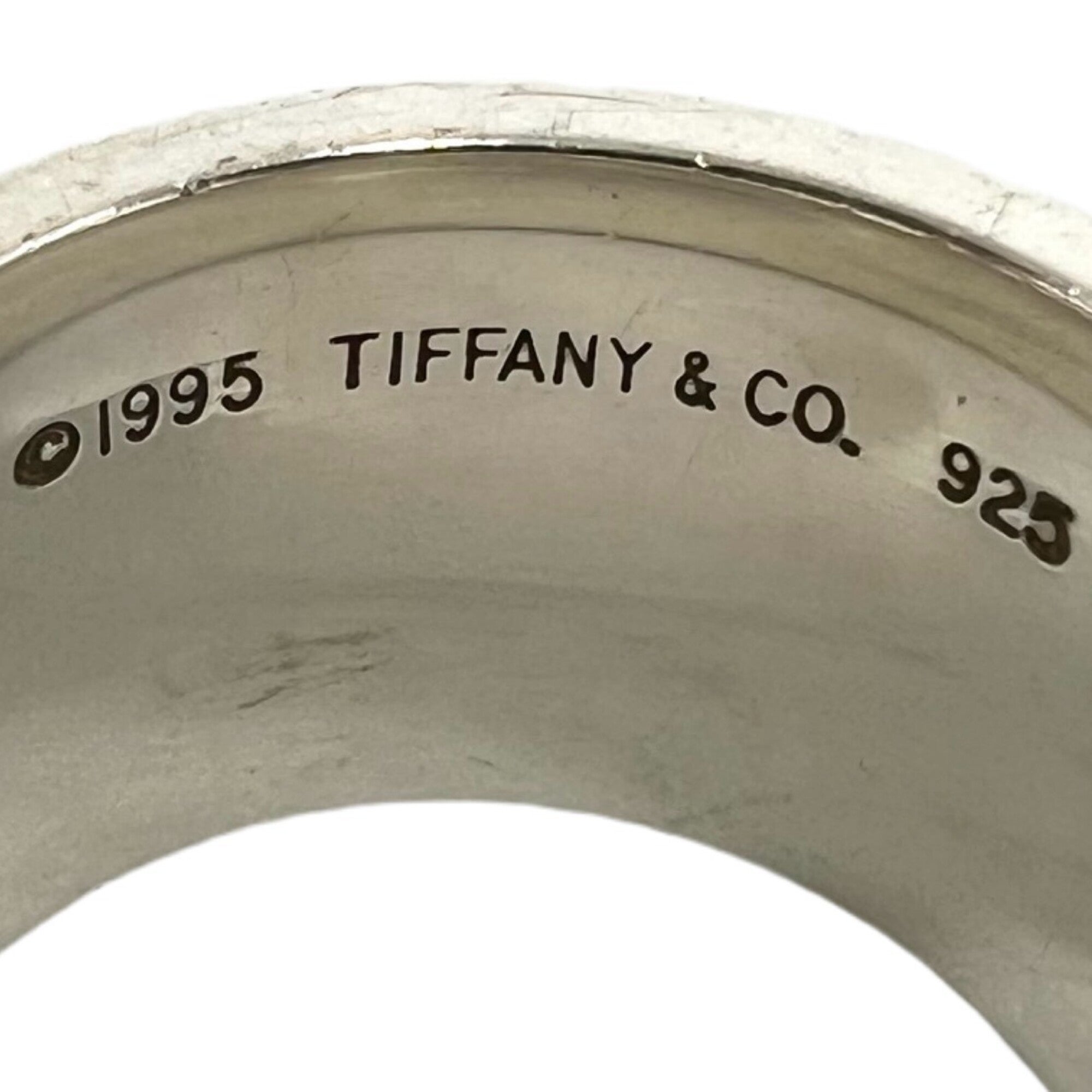 Tiffany Silver Silver 925 Band Ring (Pre-Owned)