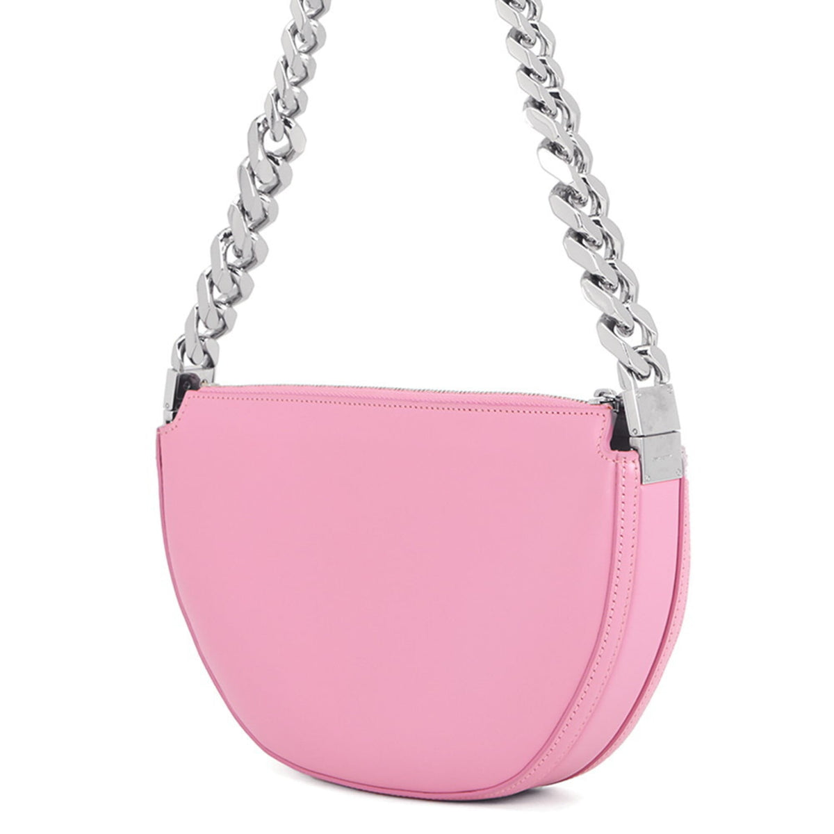 Burberry Pink Leather Handbag Shoulder Bag (Pre-Owned)