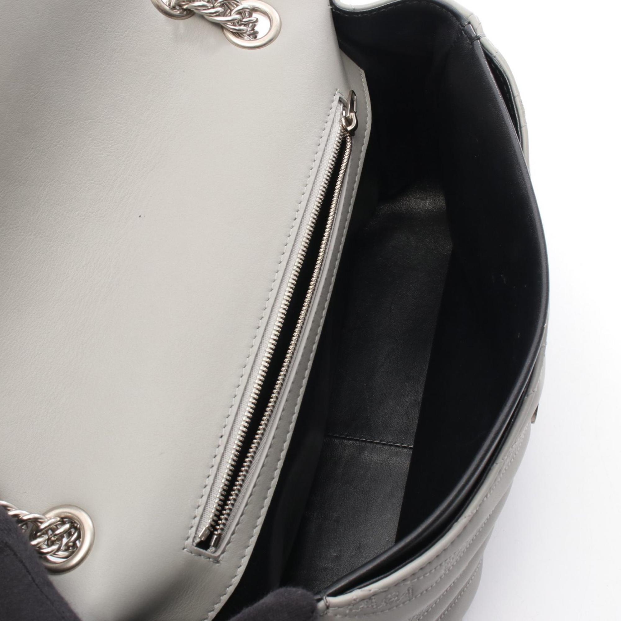 Balenciaga Gray Leather Shoulder Bag (Pre-Owned)