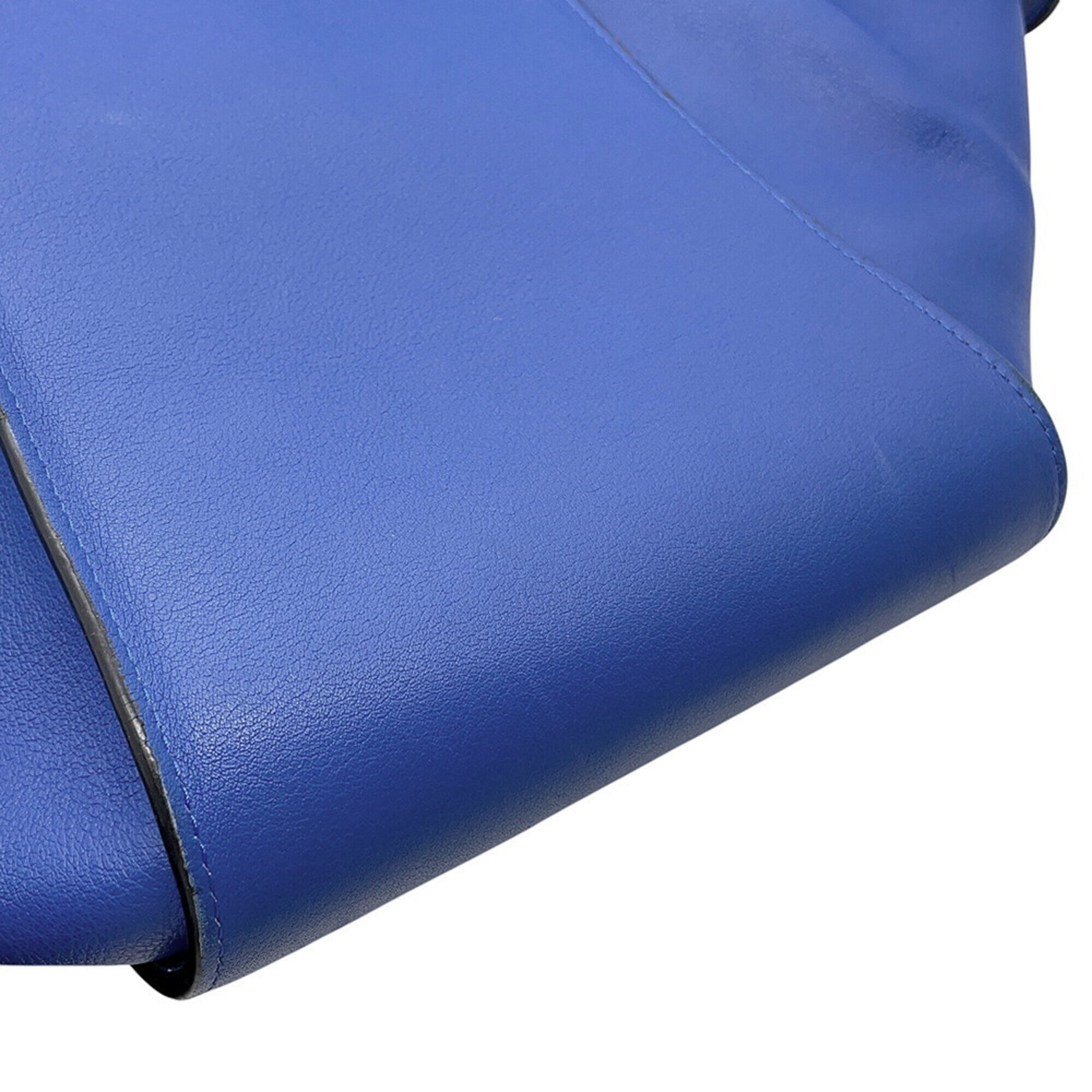 Loewe Blue Leather Handbag Shoulder Bag (Pre-Owned)