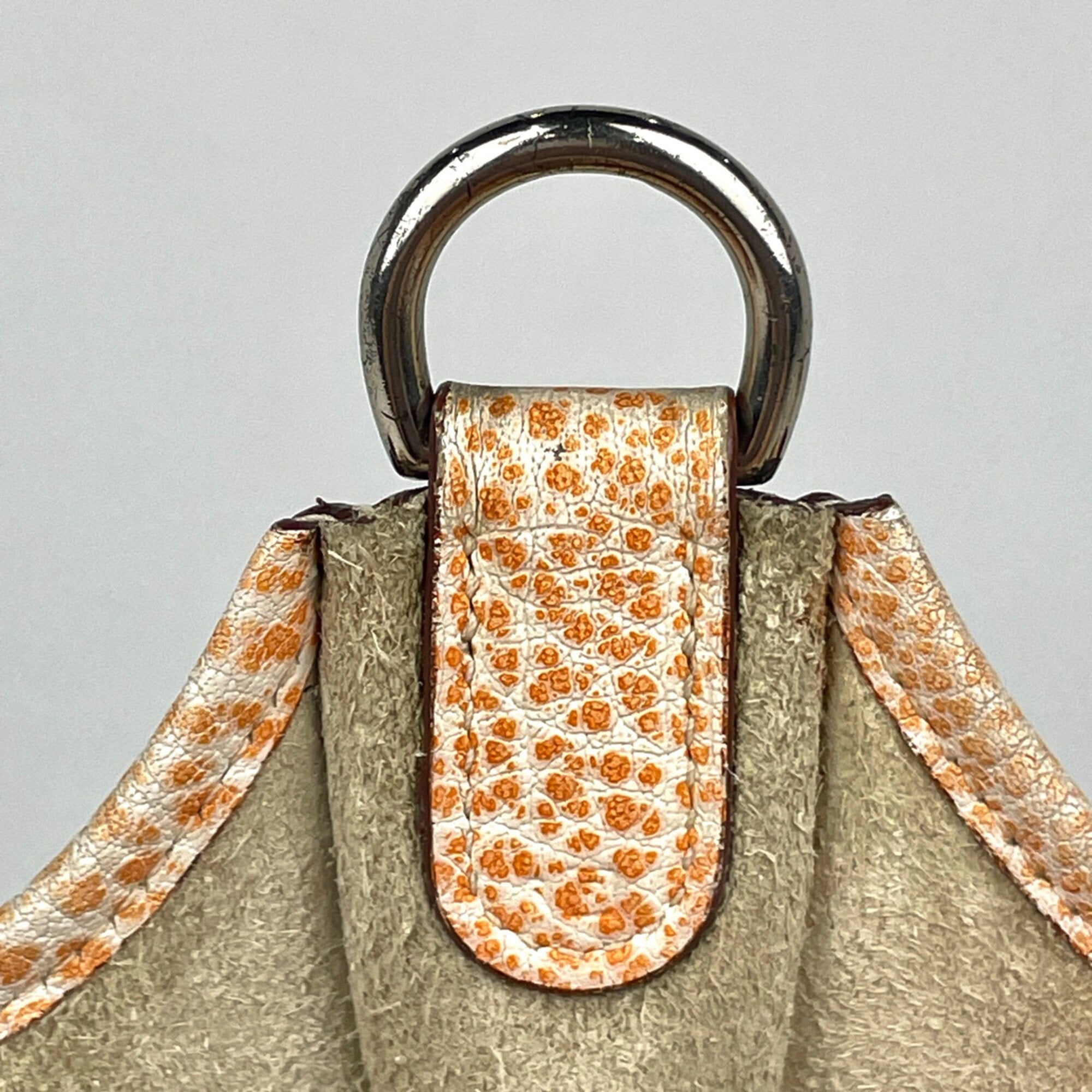 Hermes Evelyne Orange Leather Shoulder Bag (Pre-Owned)