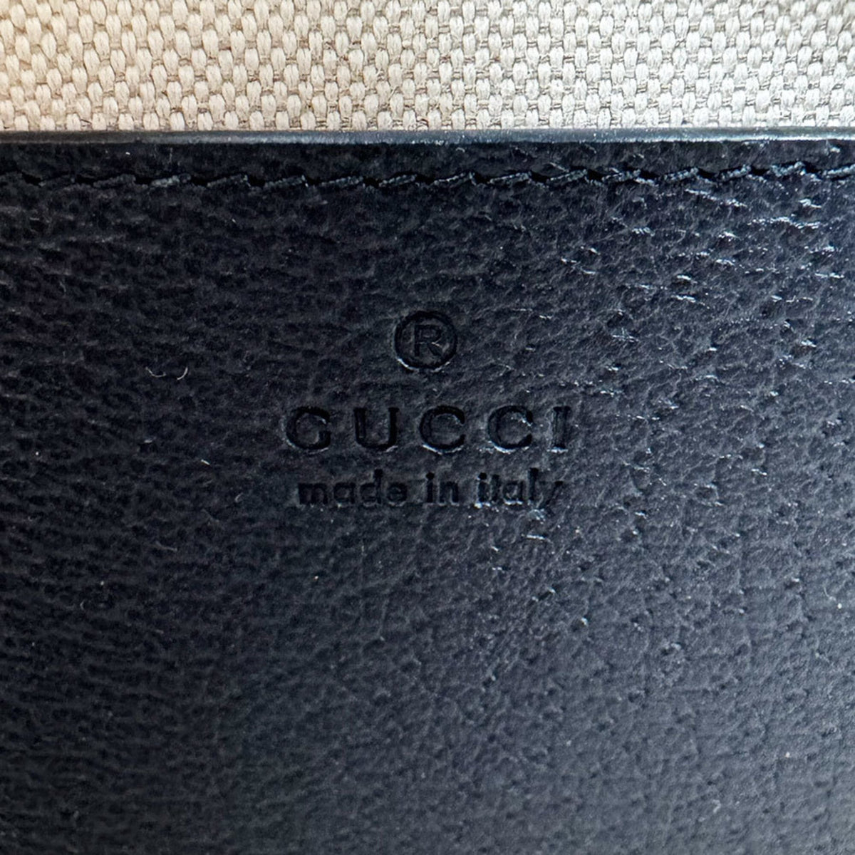 Gucci Navy Gg Supreme Handbag Shoulder Bag (Pre-Owned)