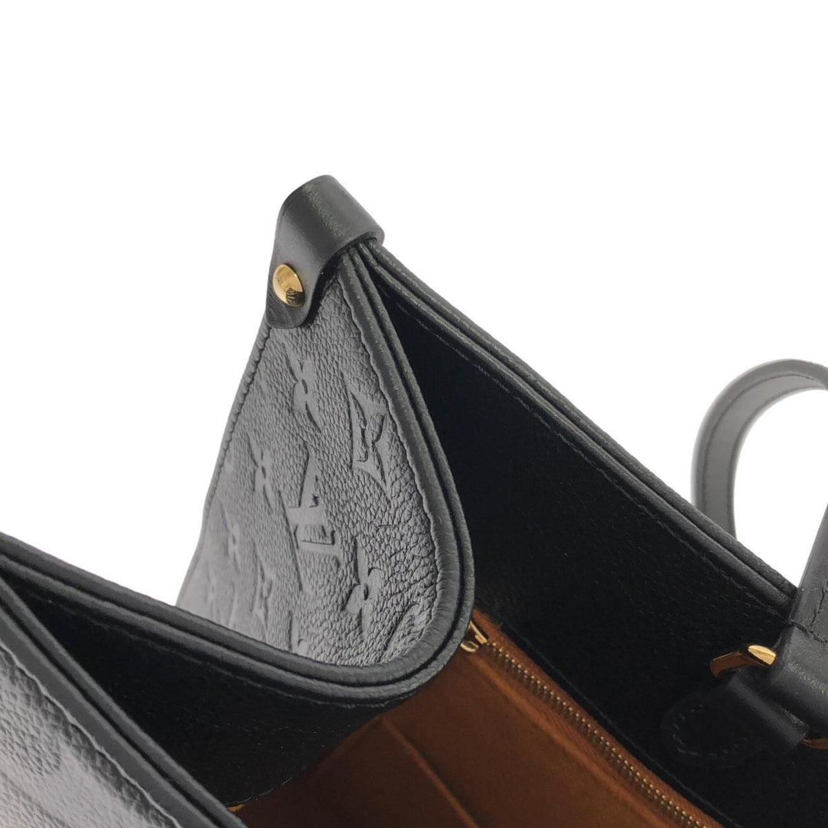 Louis Vuitton Black Leather Handbag (Pre-Owned)