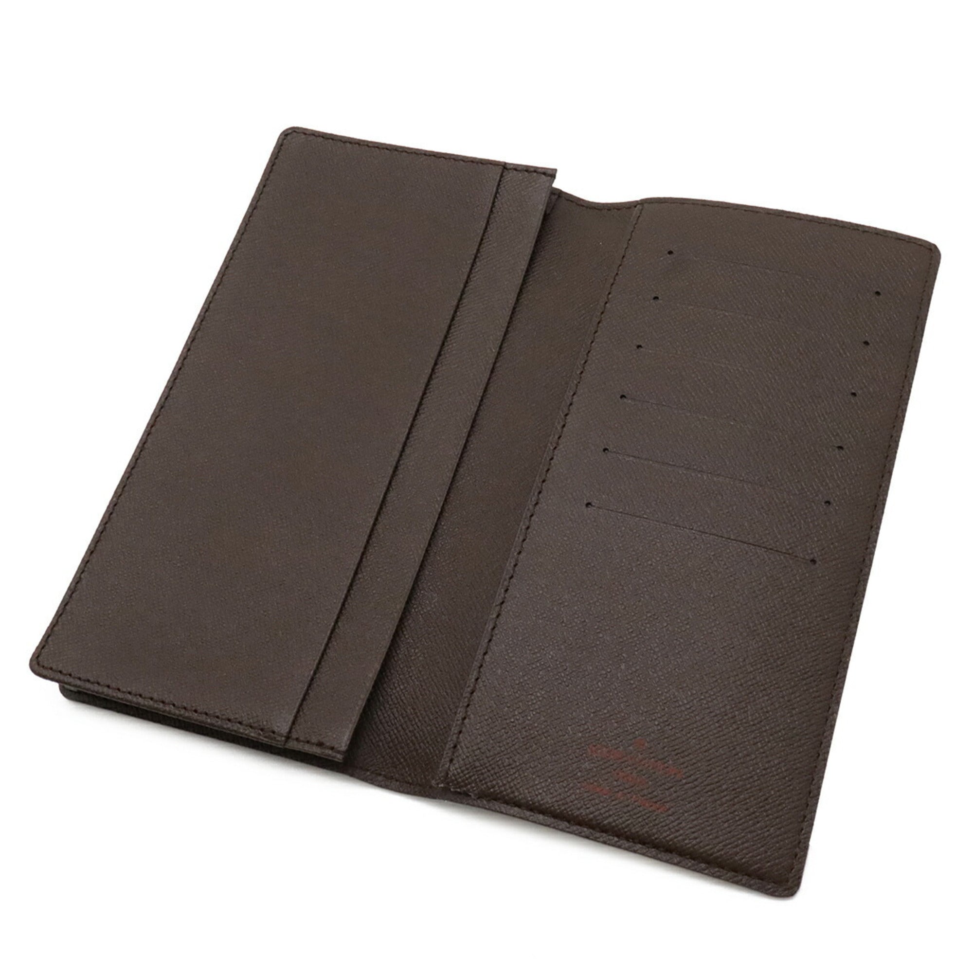 Louis Vuitton Brown Damier Canvas Damier Canvas Pvc Long Bill Wallet (Bi-Fold) (Pre-Owned)