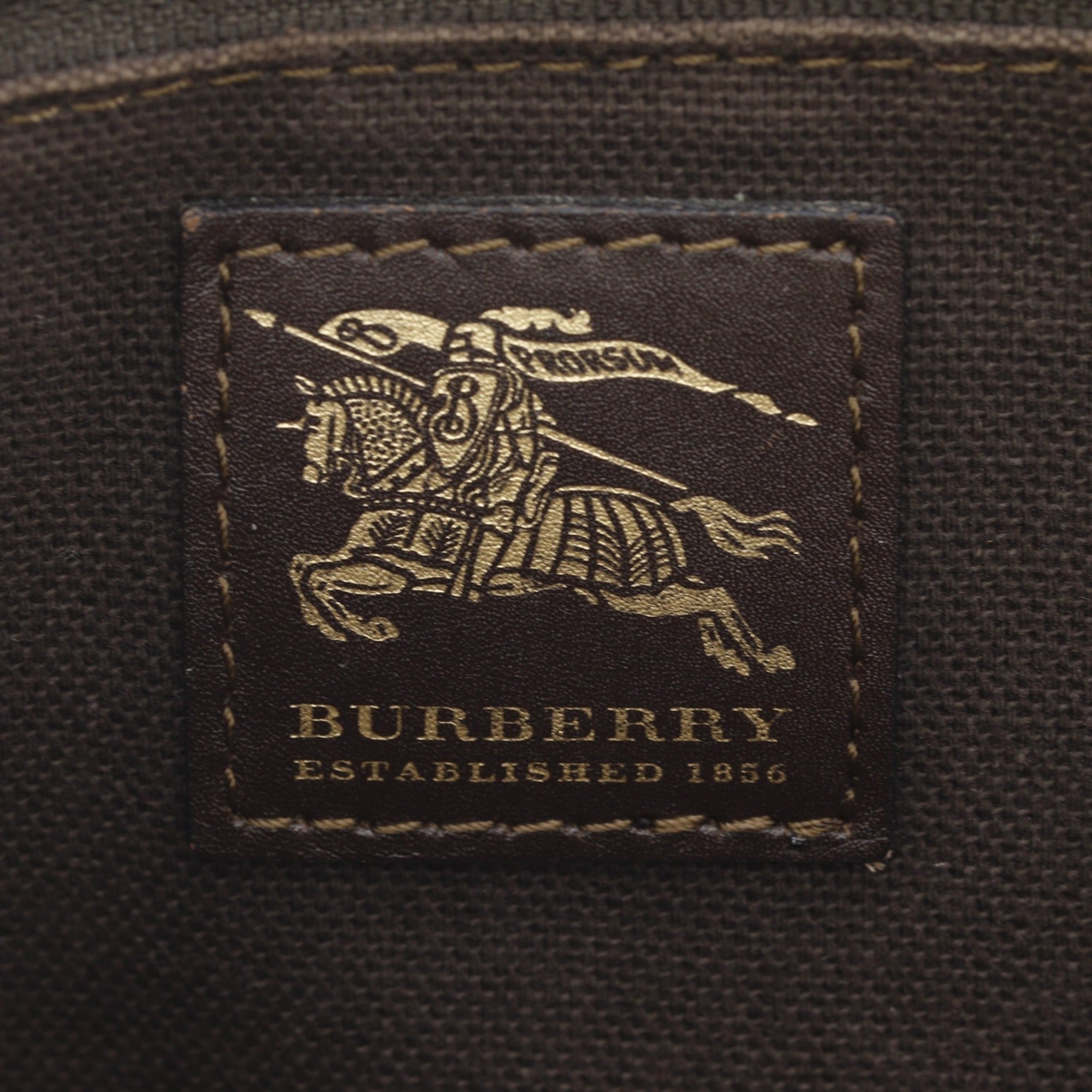 Burberry Beige Pvc Tote Bag (Pre-Owned)