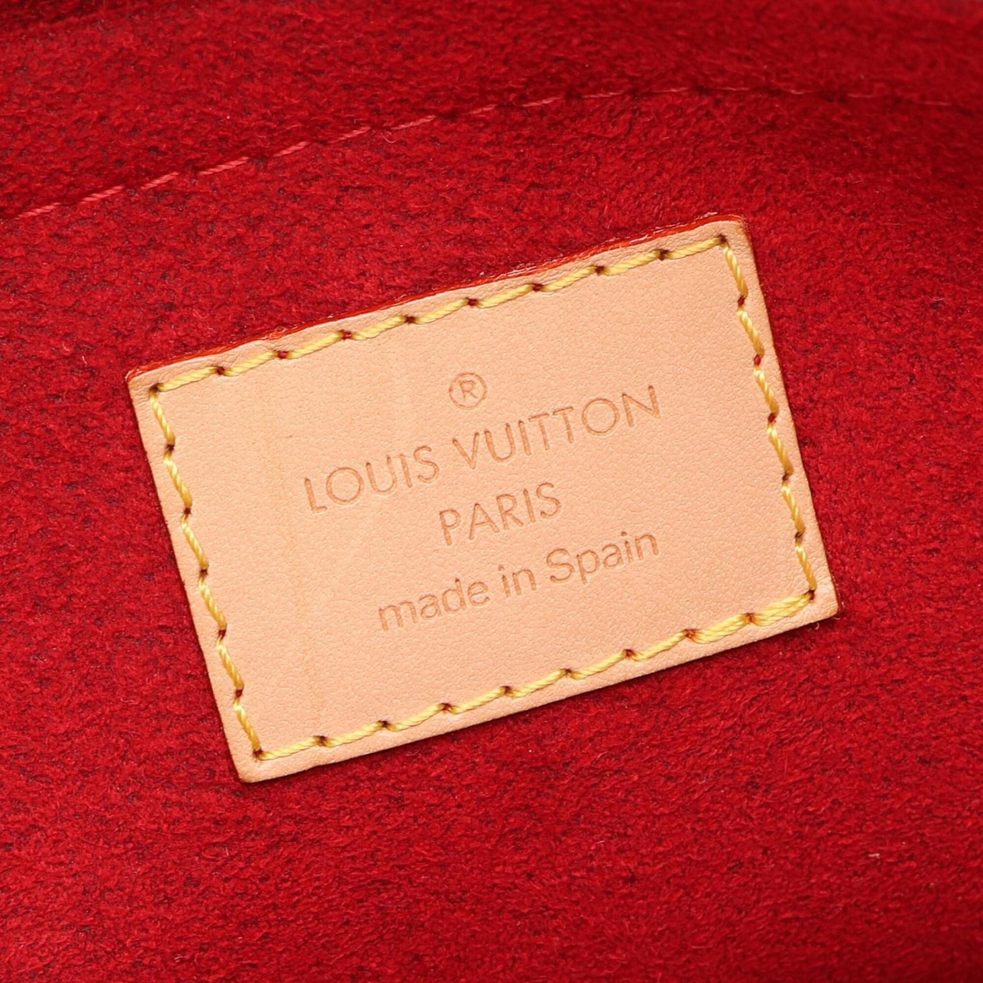Louis Vuitton Brown Monogram Monogram Leather Handbag Shoulder Bag (Pre-Owned)
