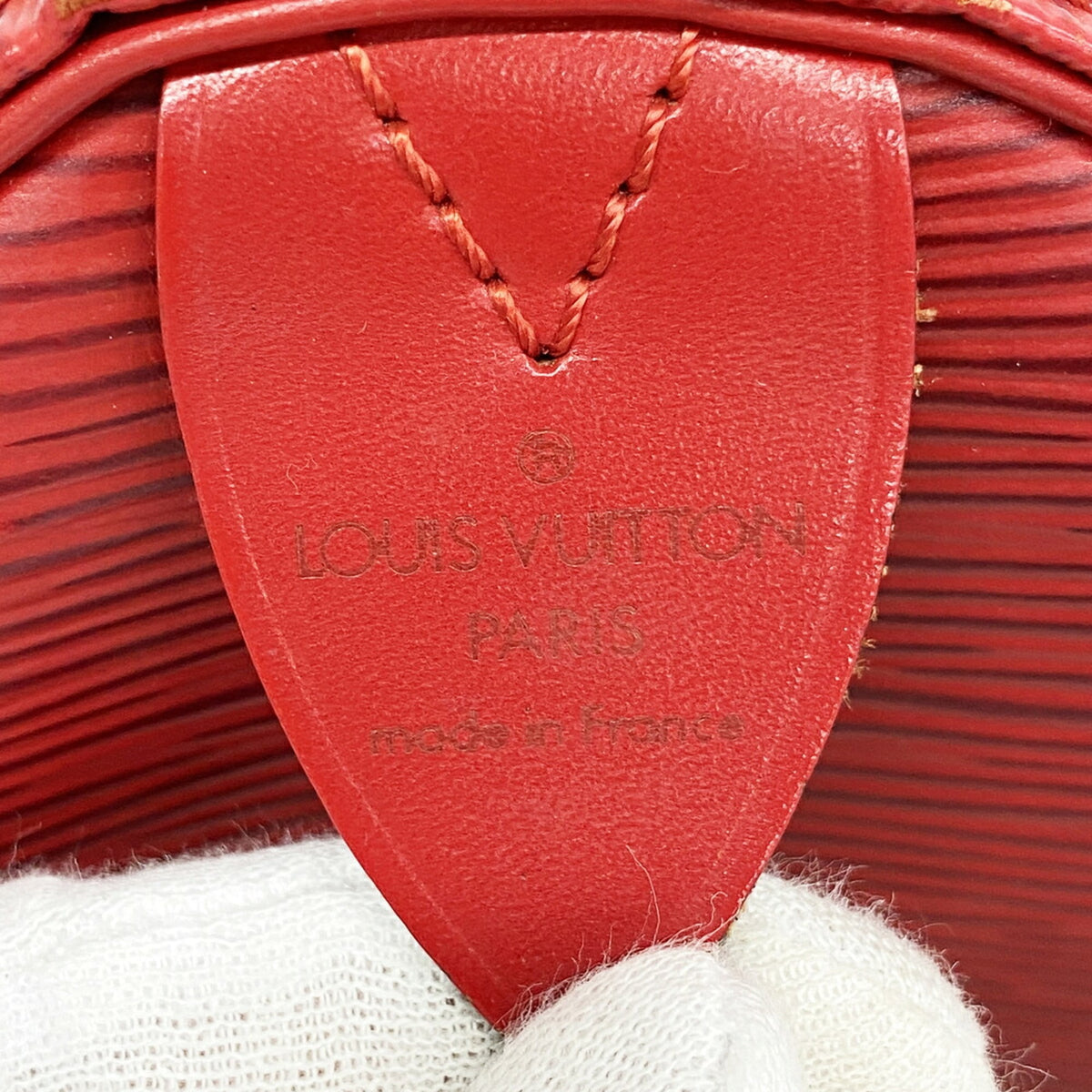 Louis Vuitton Castilian Red Handbag (Pre-Owned)