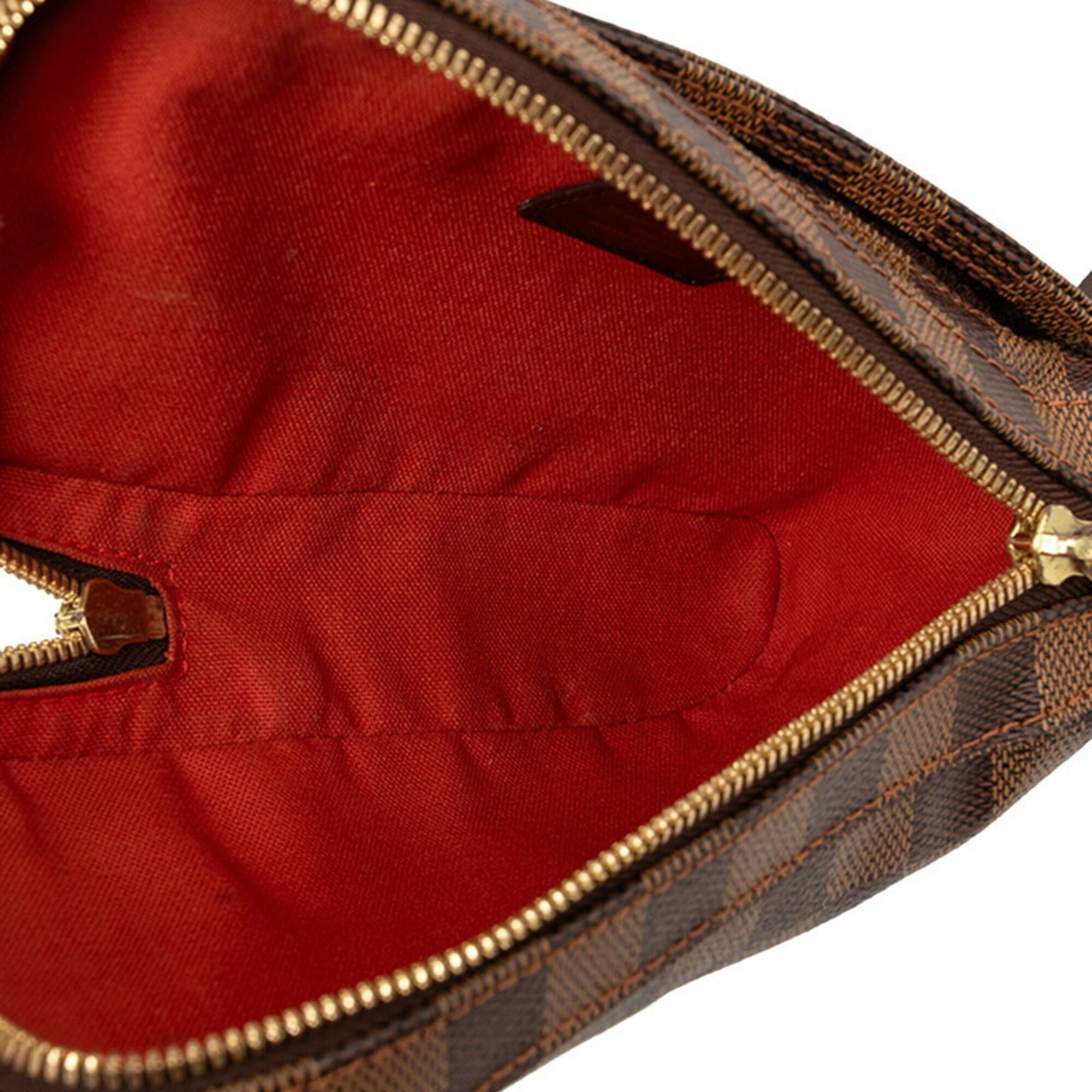 Louis Vuitton Damier Brown Pvc Leather Shoulder Bag Sling Bag (Pre-Owned)