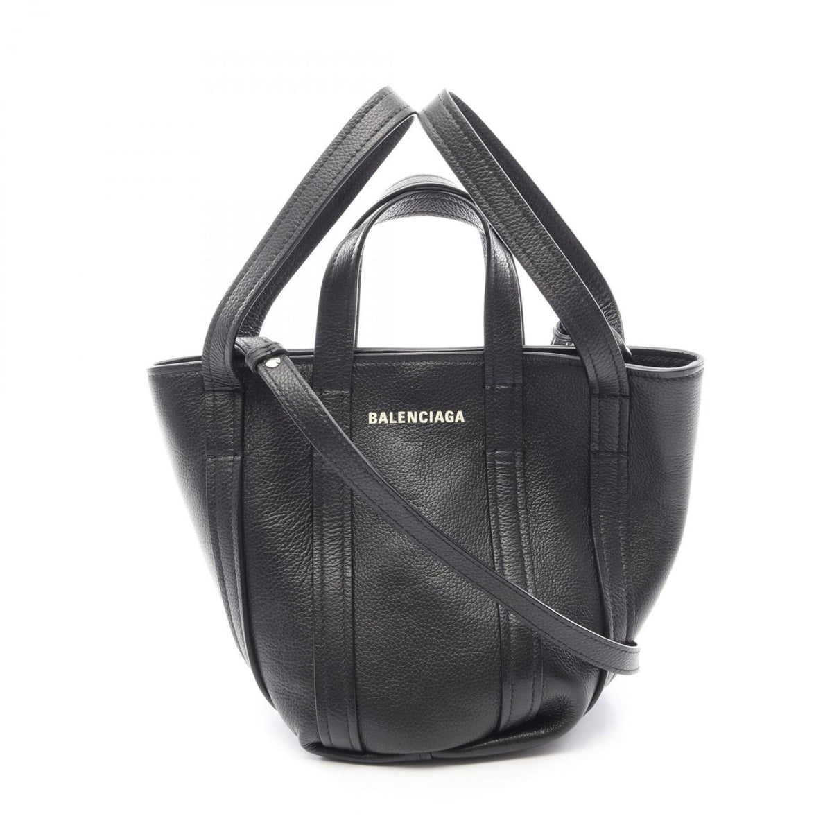 Balenciaga Black Leather Handbag (Pre-Owned)
