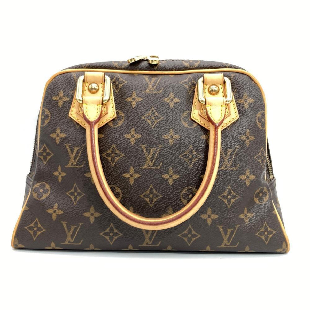 Louis Vuitton Brown Monogram Canvas Handbag (Pre-Owned)