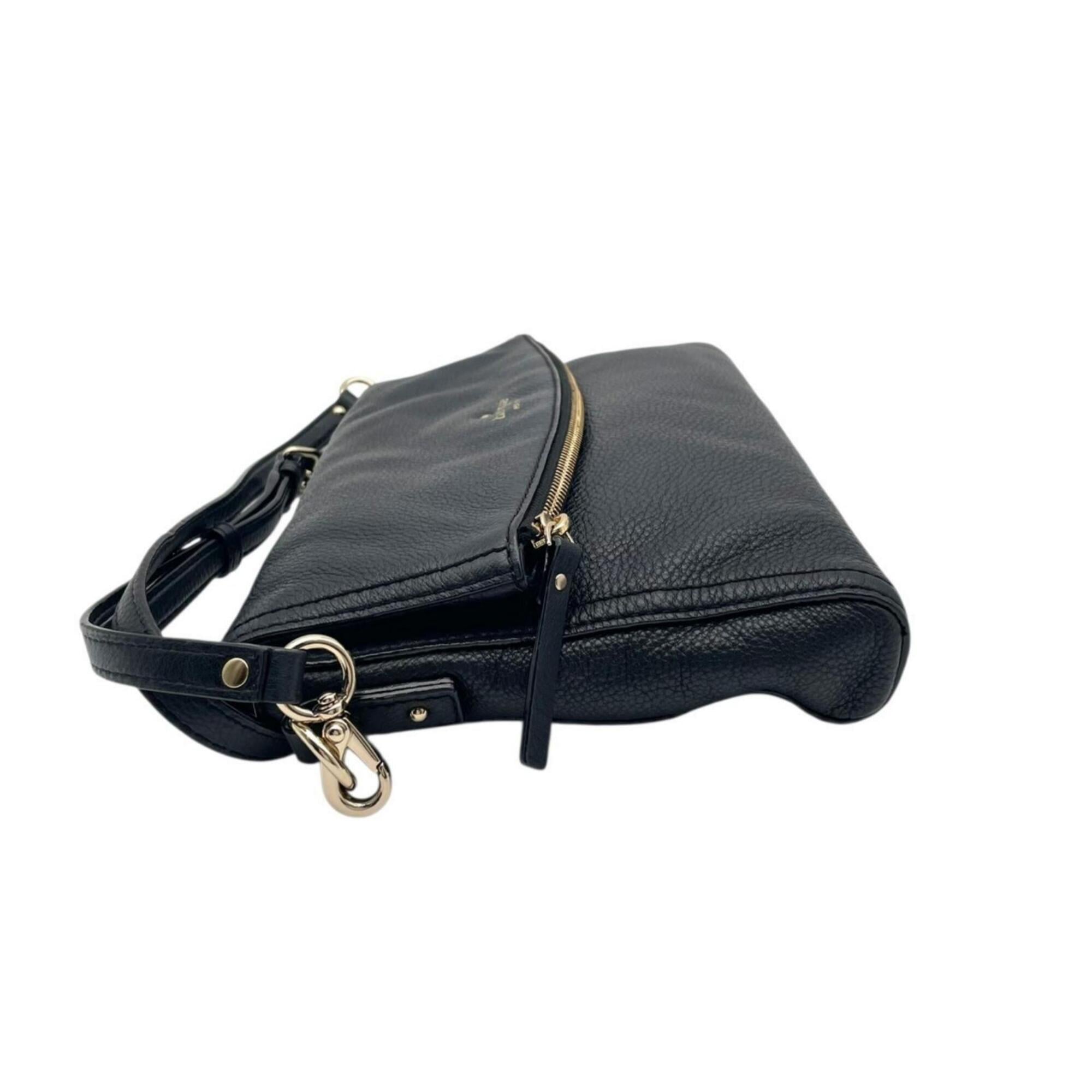 Kate Spade Black Leather Shoulder Bag (Pre-Owned)