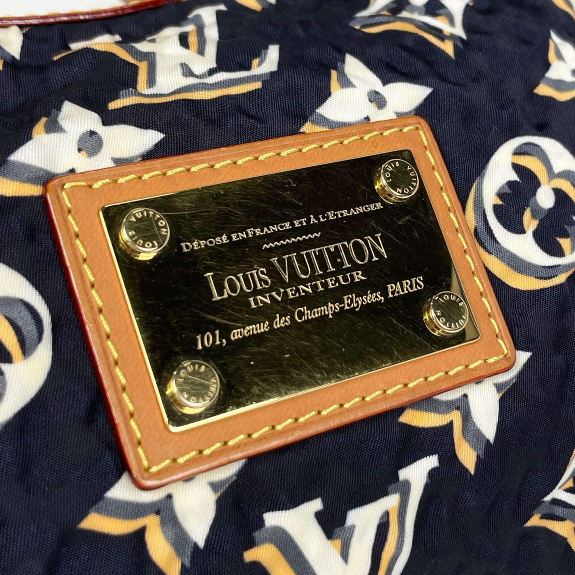 Louis Vuitton Monogram Navy Blue Monogram Handbag Shoulder Bag (Pre-Owned)