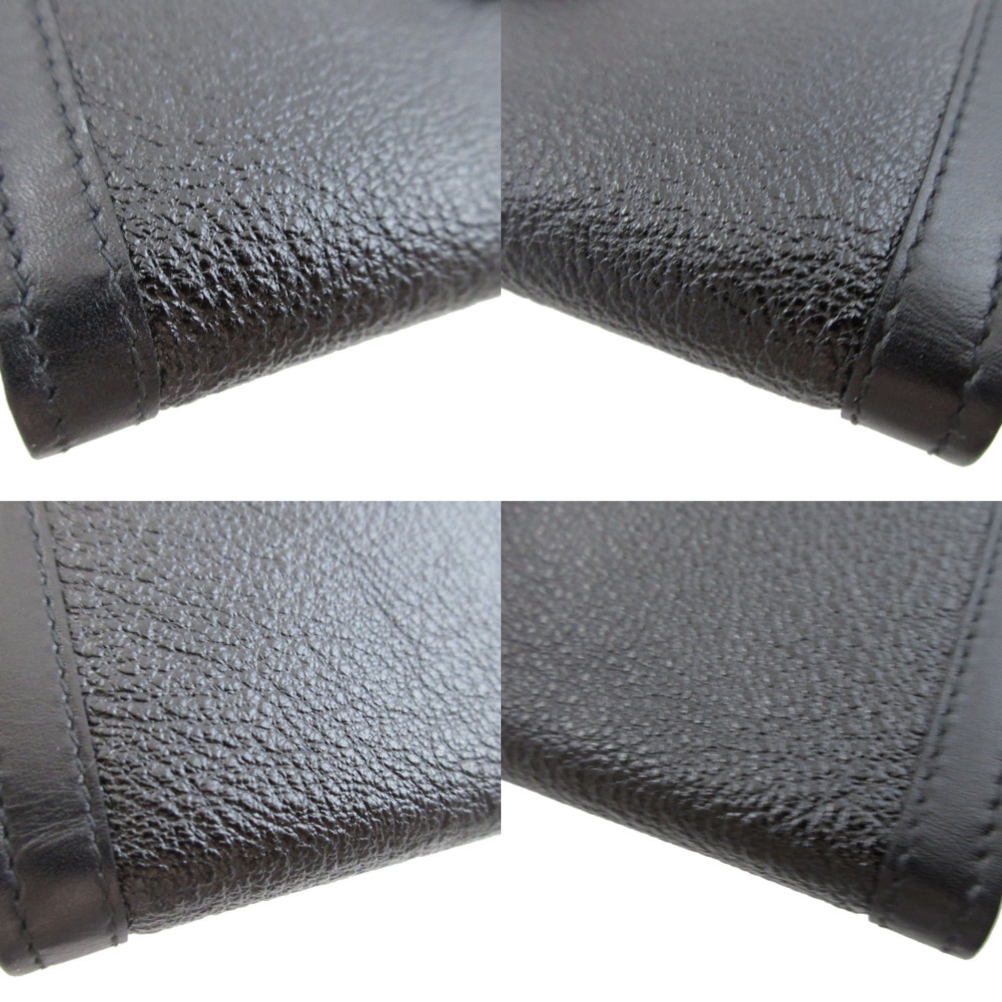 Bvlgari Black Leather Long Wallet (Bi-Fold) (Pre-Owned)