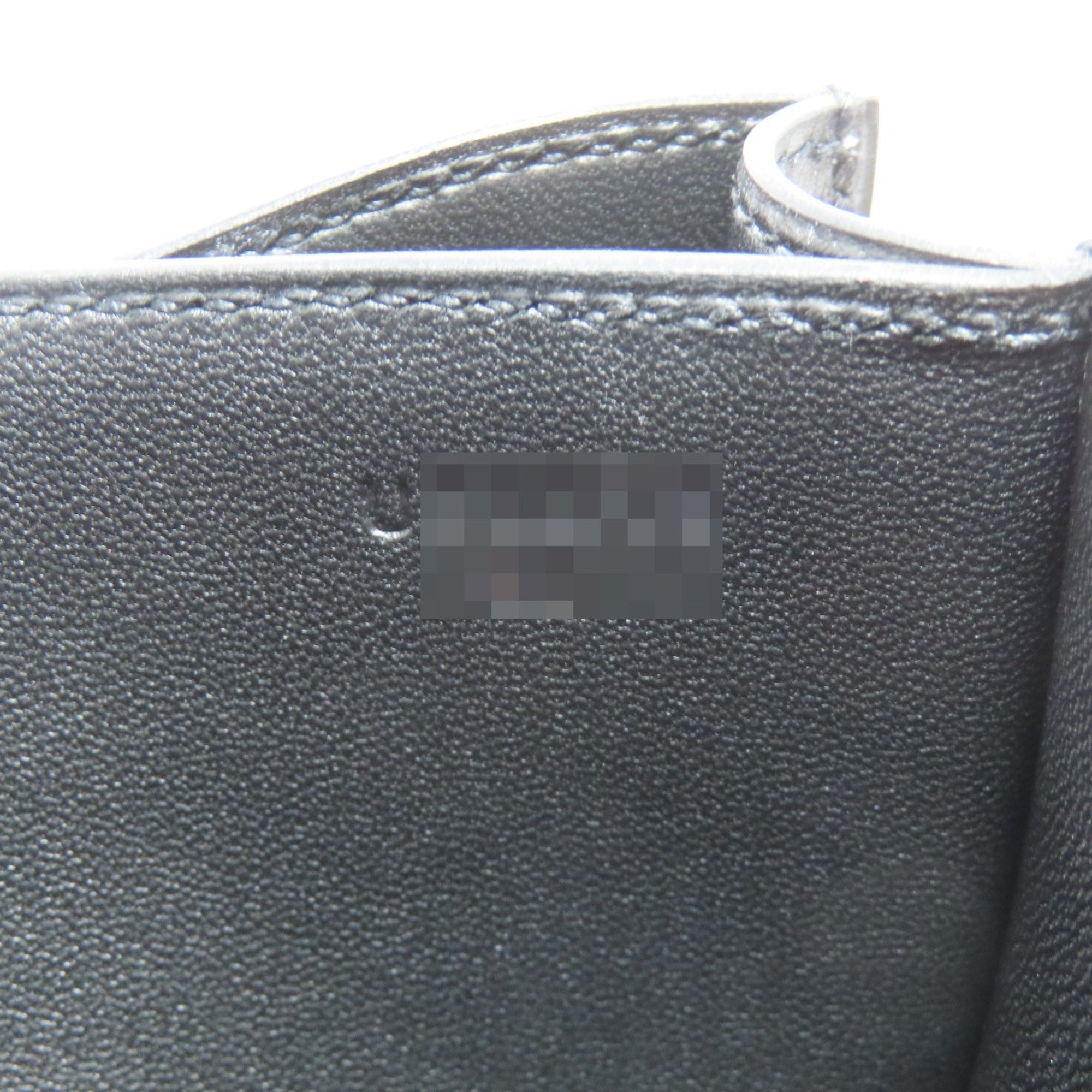 Hermes Black Leather Shoulder Bag (Pre-Owned)