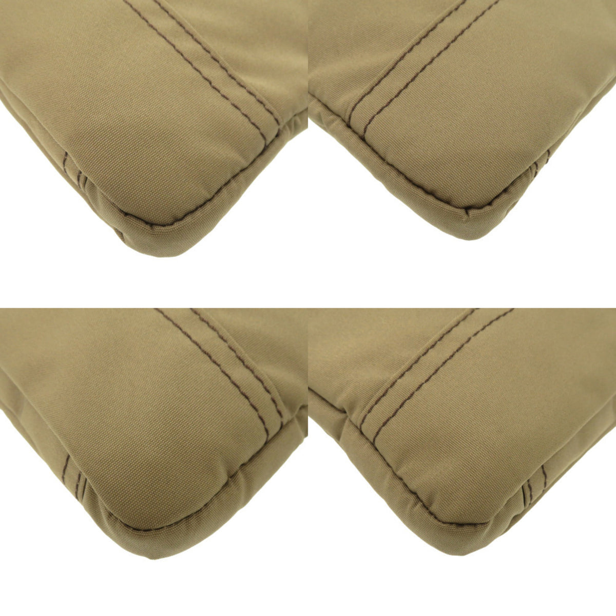 Vivienne Westwood Khaki Nylon Leather Clutch Bag (Pre-Owned)