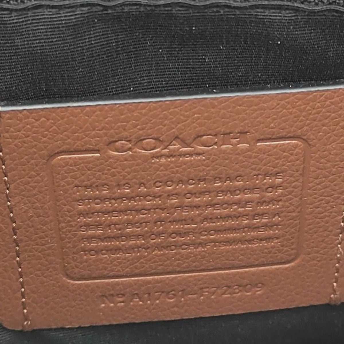 Coach Brown Leather Briefcase Handbag Tote Bag (Pre-Owned)