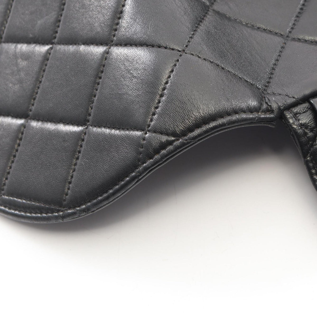 Chanel Matelasse Black Leather Backpack (Pre-Owned)