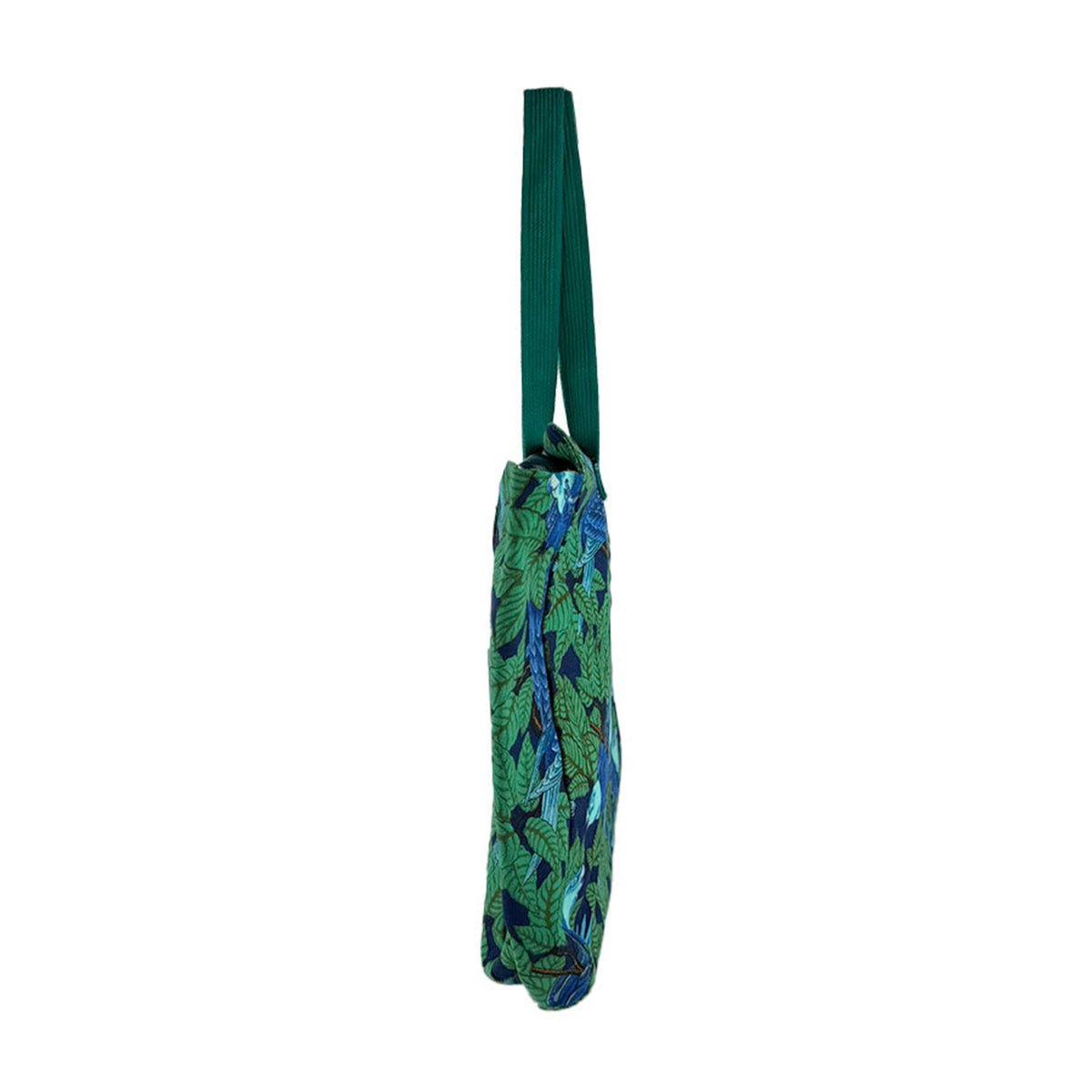 Hermes Blue Green Canvas Tote Bag (Pre-Owned)