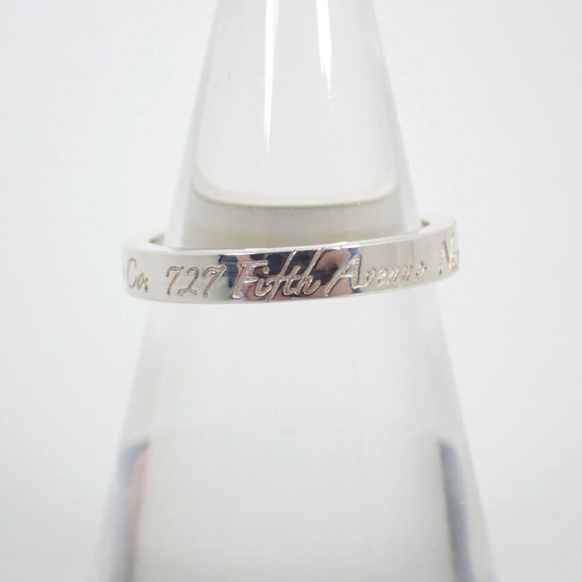 Tiffany Sterling Silver 925 Band Ring (Pre-Owned)