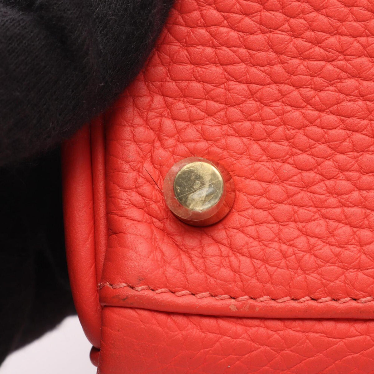 Hermes Pink Rose Jaipur Taurillon Clemence Leather Handbag (Pre-Owned)