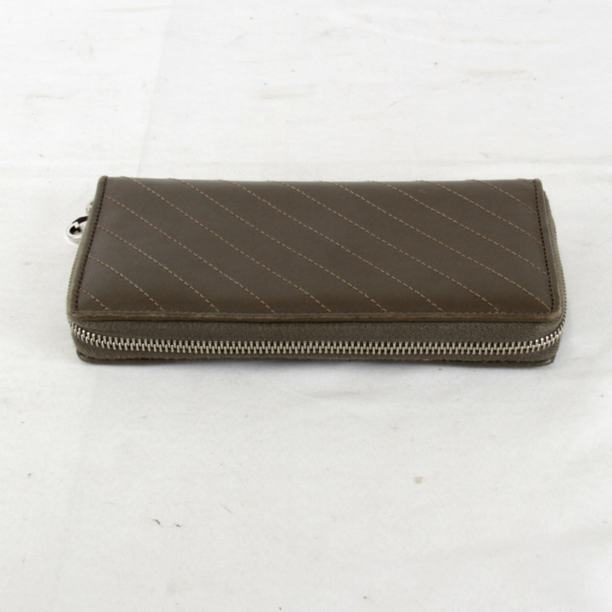 Gucci Brown Leather Long Wallet (Bi-Fold) (Pre-Owned)