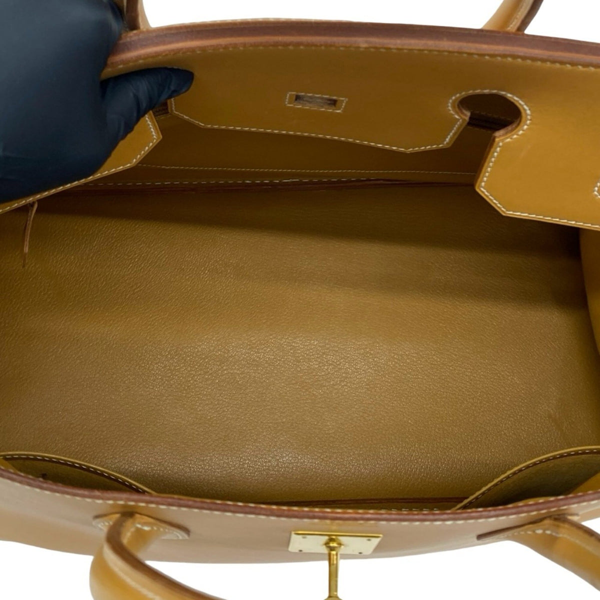 Hermes Brown Leather Handbag (Pre-Owned)
