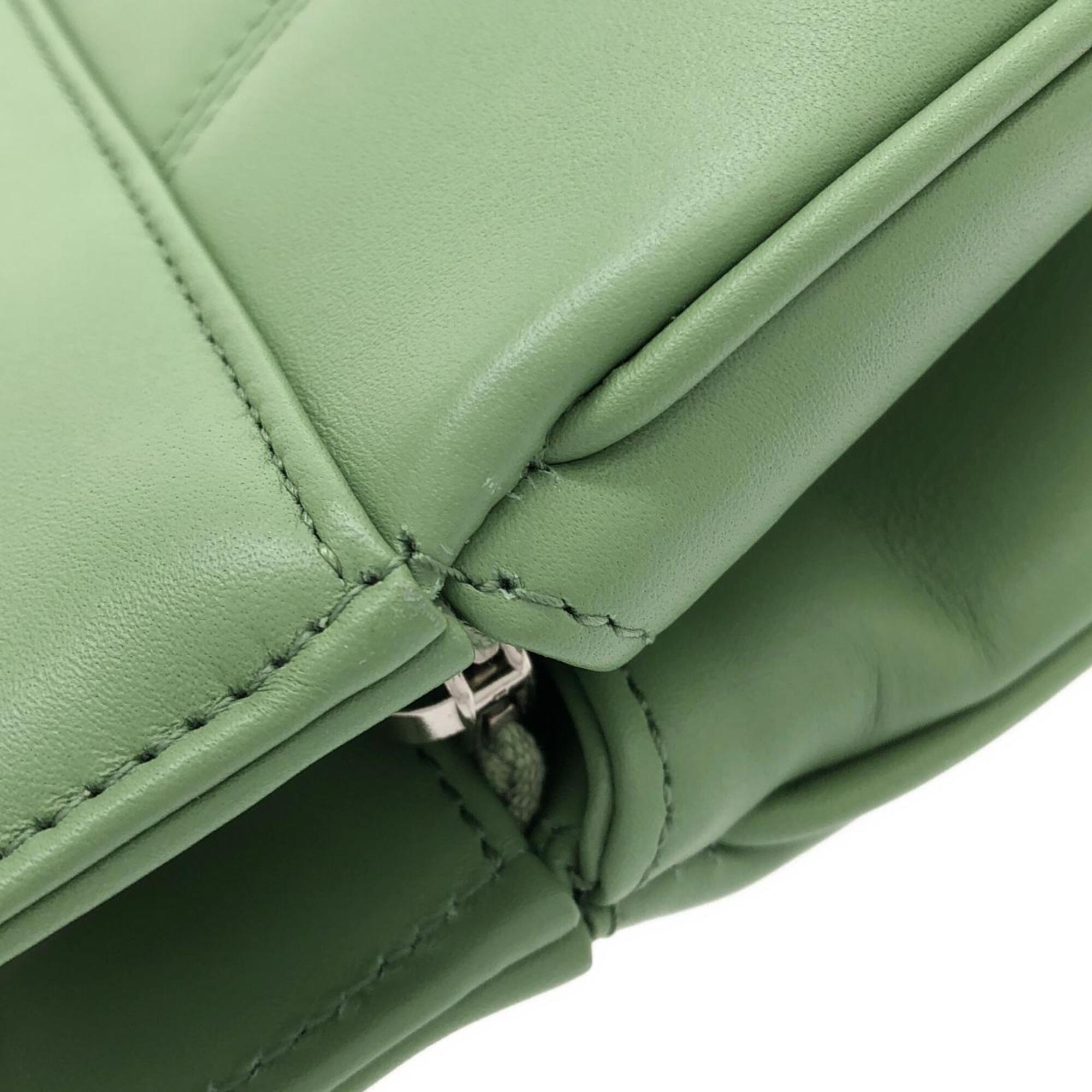 Gucci Light Green Leather Handbag (Pre-Owned)