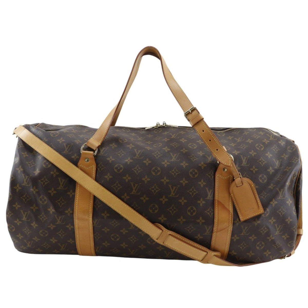 Louis Vuitton Brown Monogram Canvas Boston Bag (Pre-Owned)