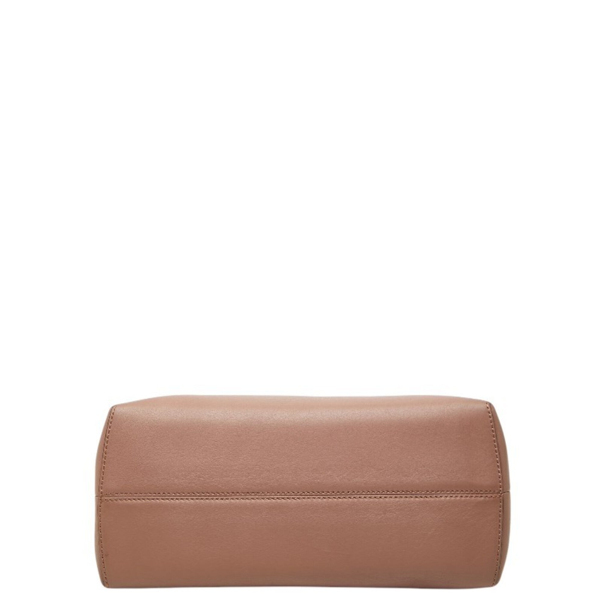 Fendi Pink Leather Handbag Shoulder Bag (Pre-Owned)