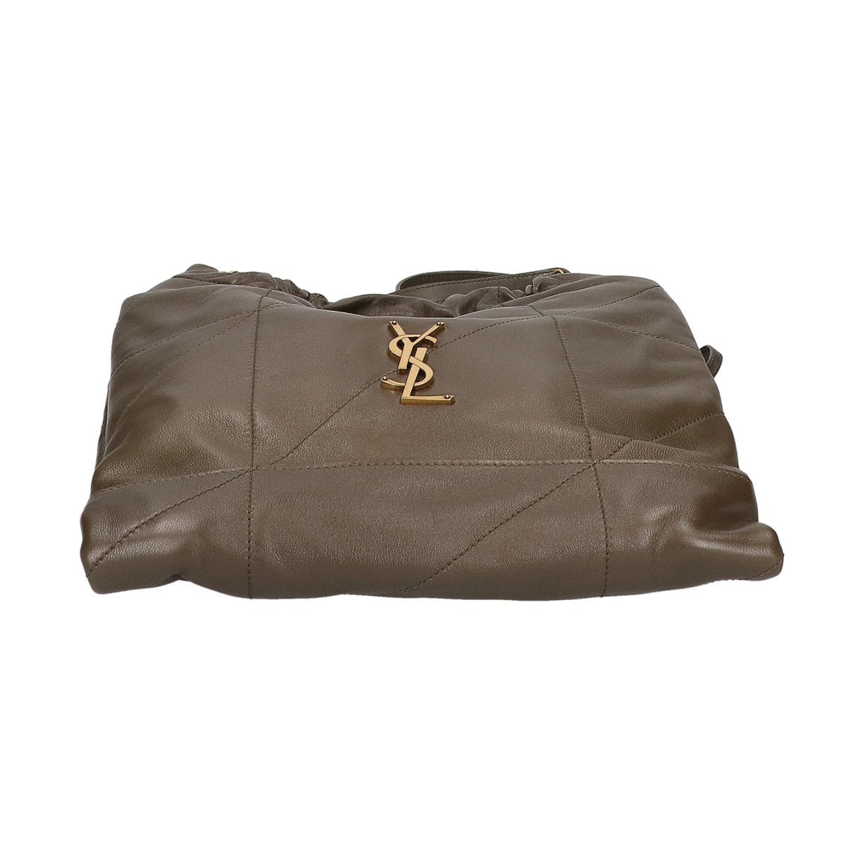 Yves Saint Laurent Khaki Leather Shoulder Bag (Pre-Owned)