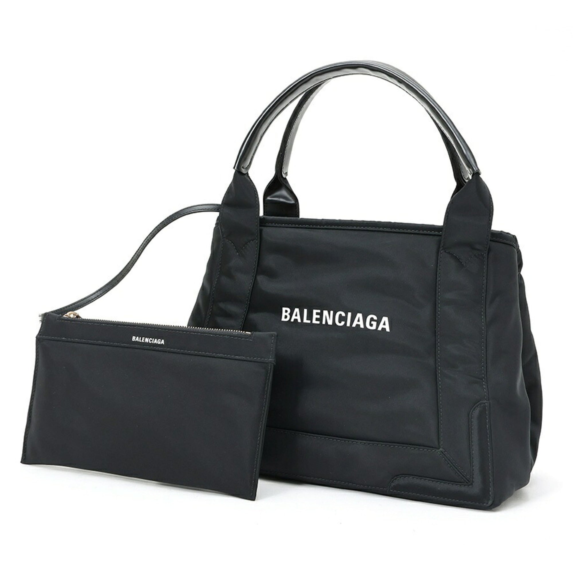 Balenciaga Black Nylon Tote Bag (Pre-Owned)