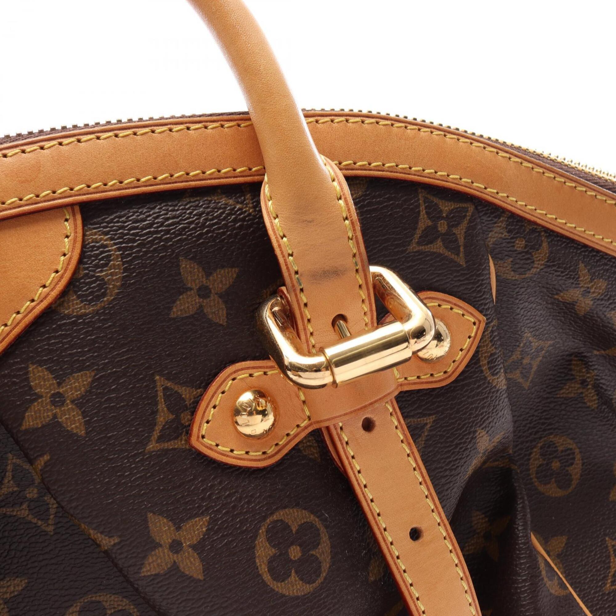 Louis Vuitton Brown Pvc Leather Handbag (Pre-Owned)
