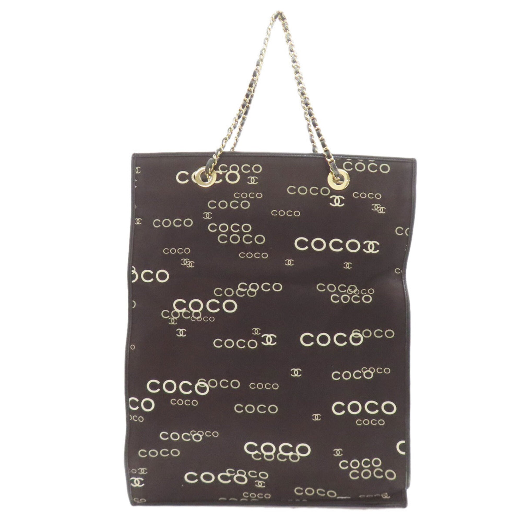 Chanel Black Canvas Tote Bag (Pre-Owned)