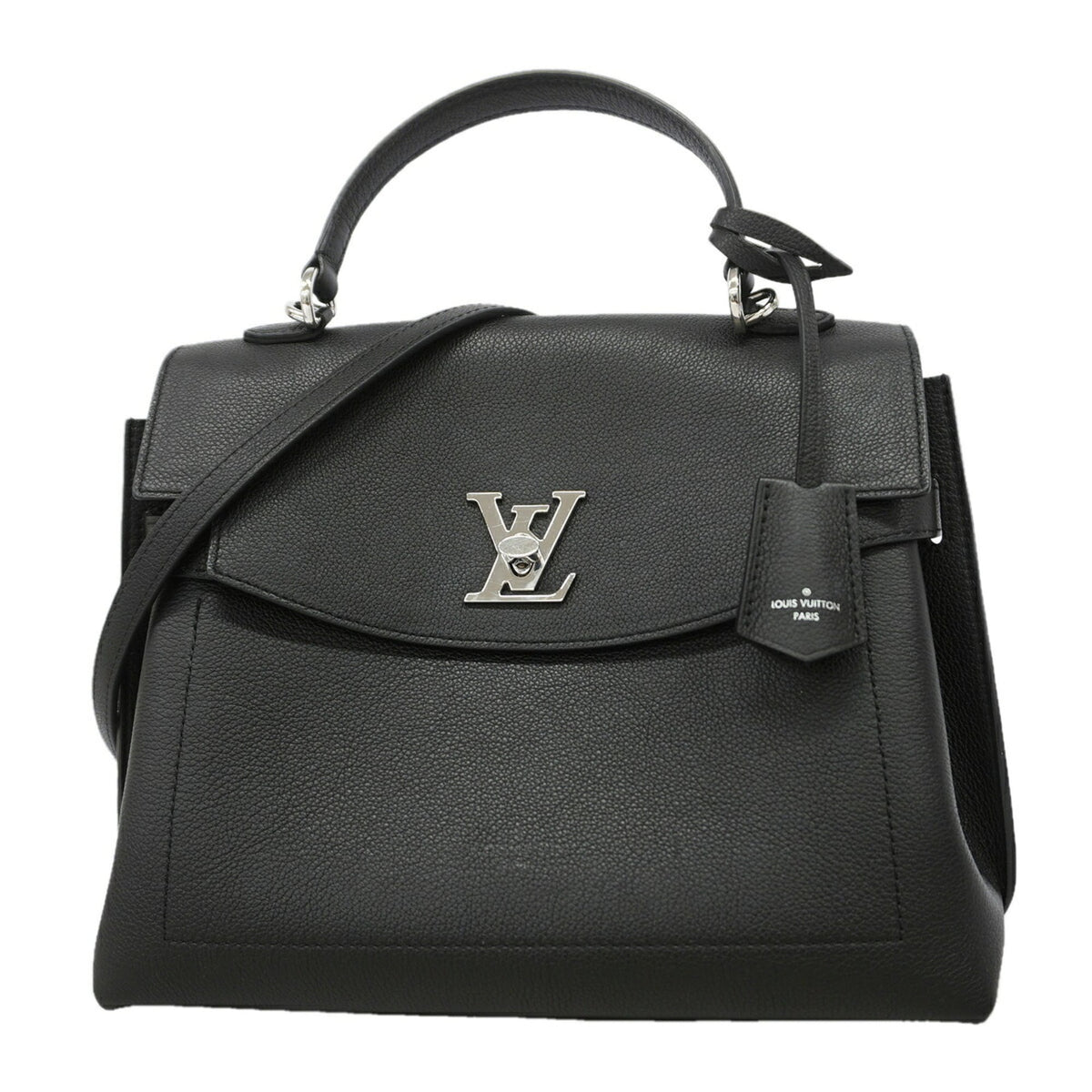 Louis Vuitton Noir Handbag (Pre-Owned)