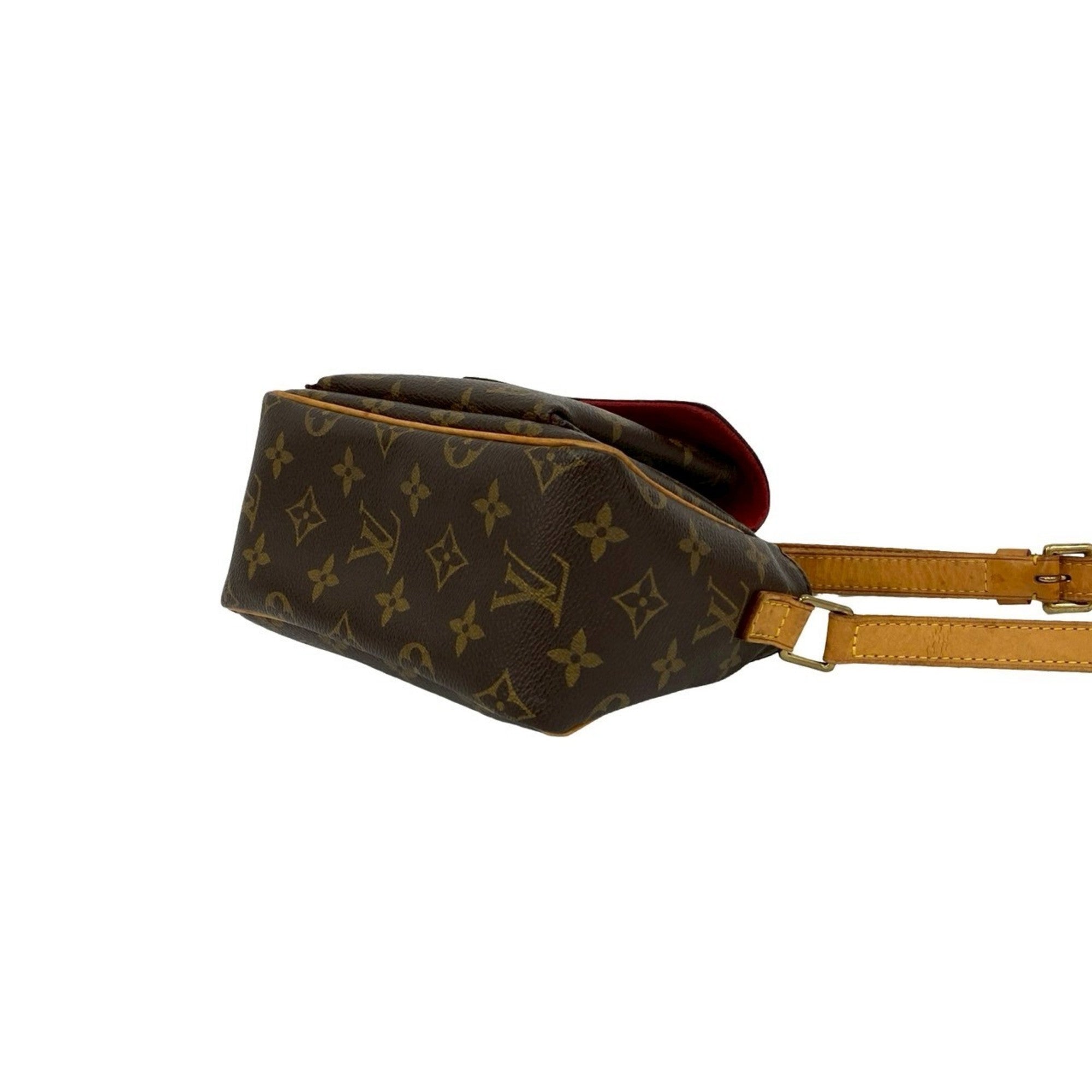 Louis Vuitton Brown Leather Pvc Pochette Shoulder Bag (Pre-Owned)