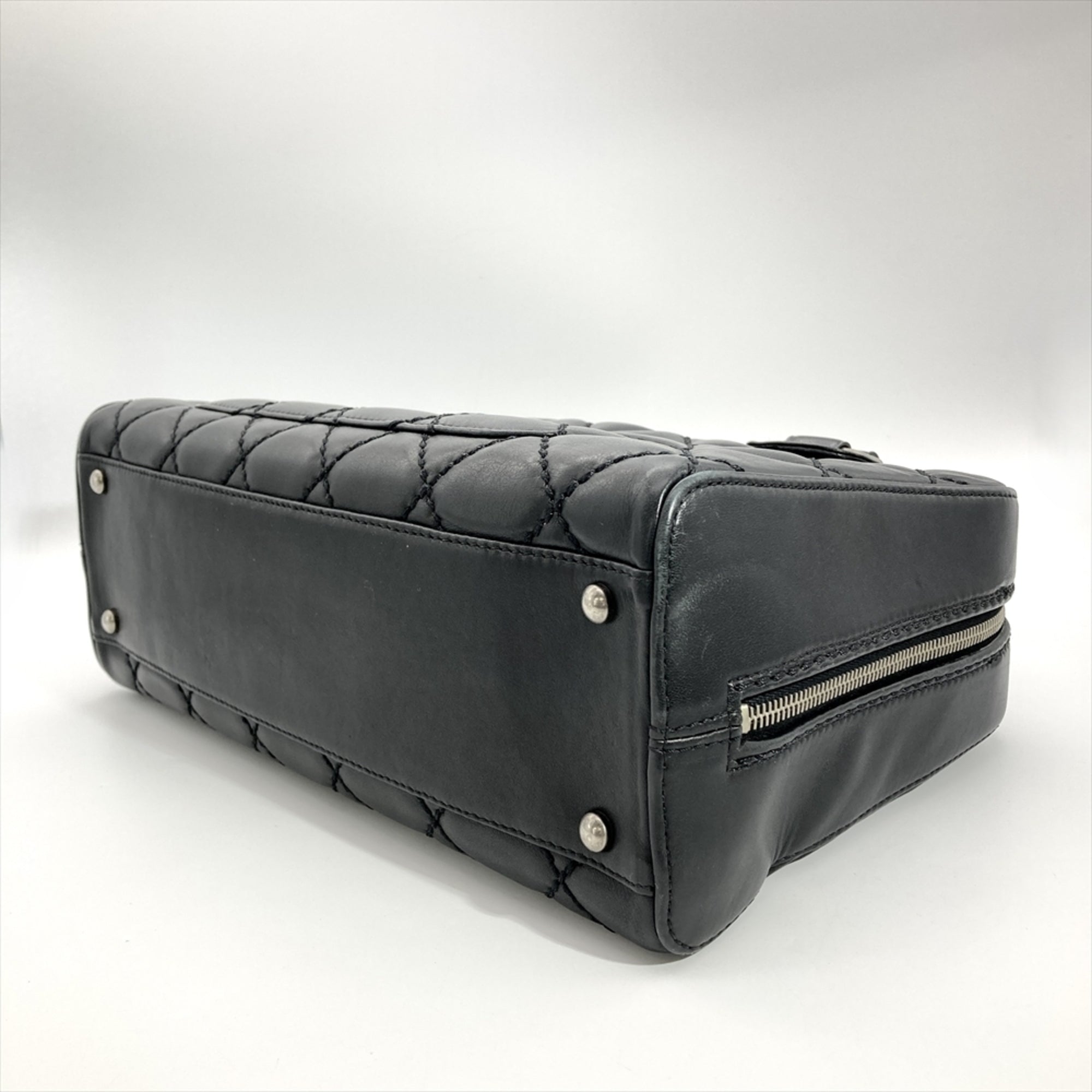Chanel Black Boston Bag Handbag (Pre-Owned)