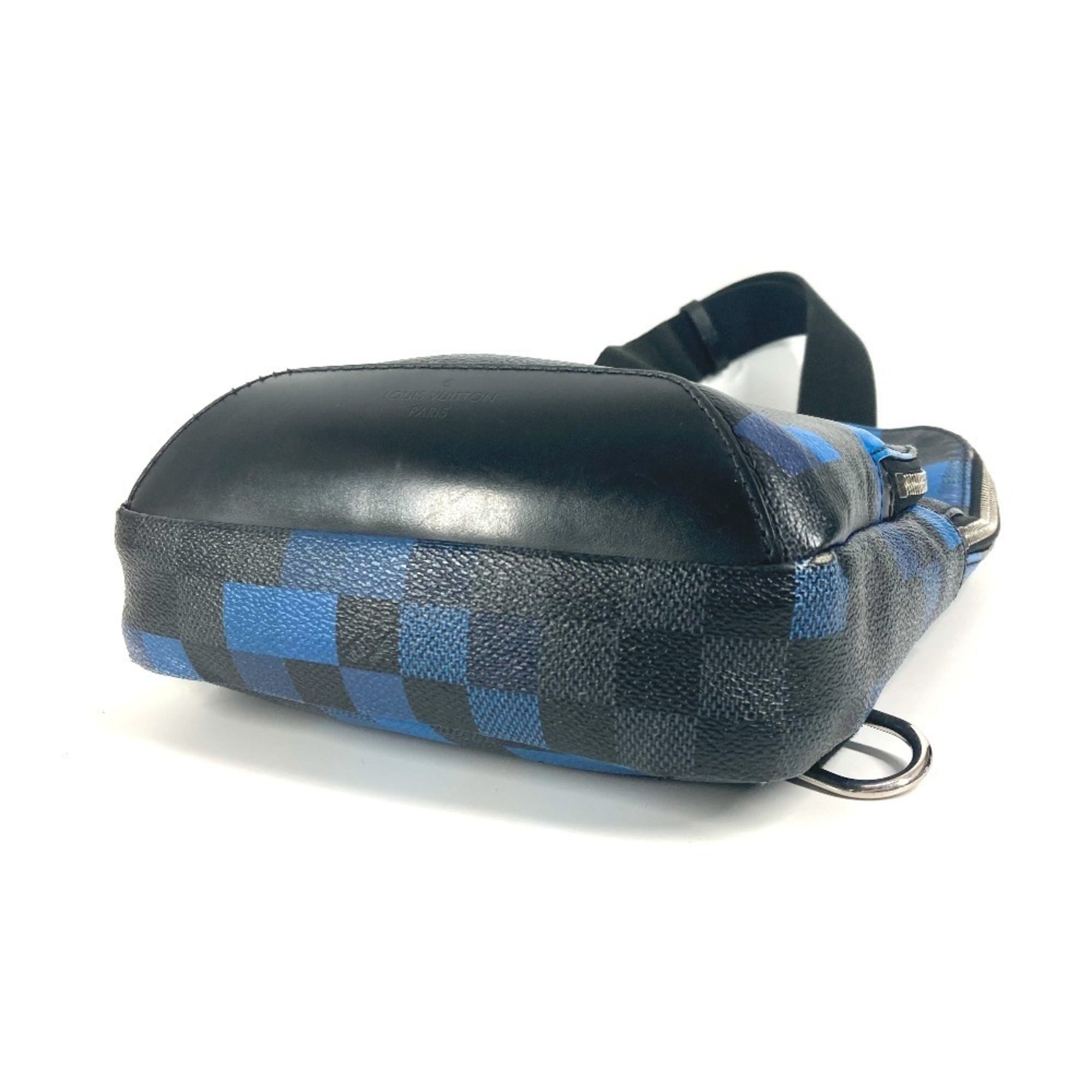Louis Vuitton Damier Graphite Black Blue Damier Graphite Shoulder Bag Sling Bag (Pre-Owned)