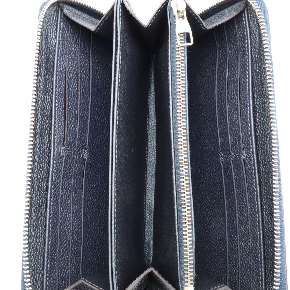 Louis Vuitton Black Marine Monogram Empreinte Leather Long Wallet (Bi-Fold) (Pre-Owned)