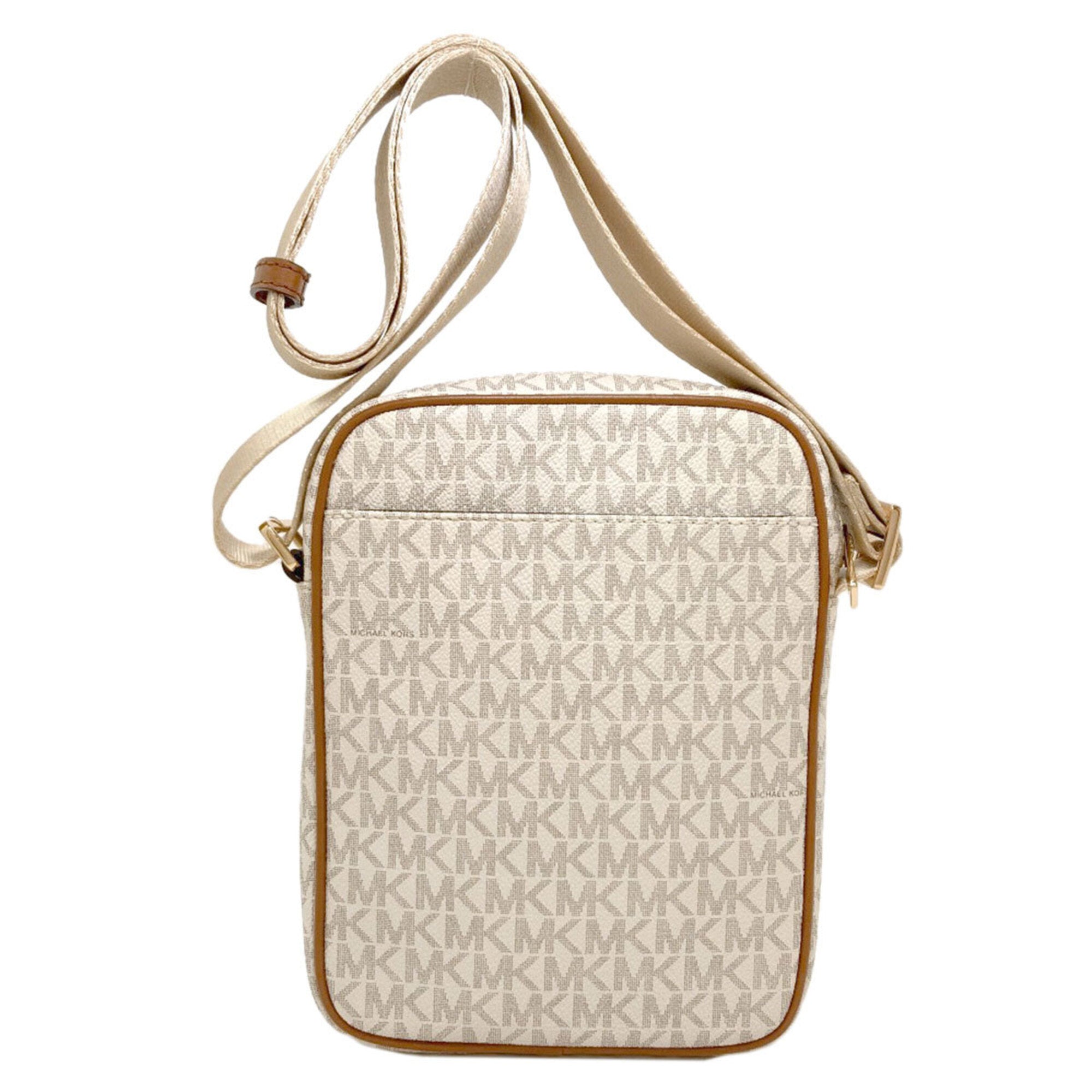 Michael Kors Beige Pvc Shoulder Bag (Pre-Owned)