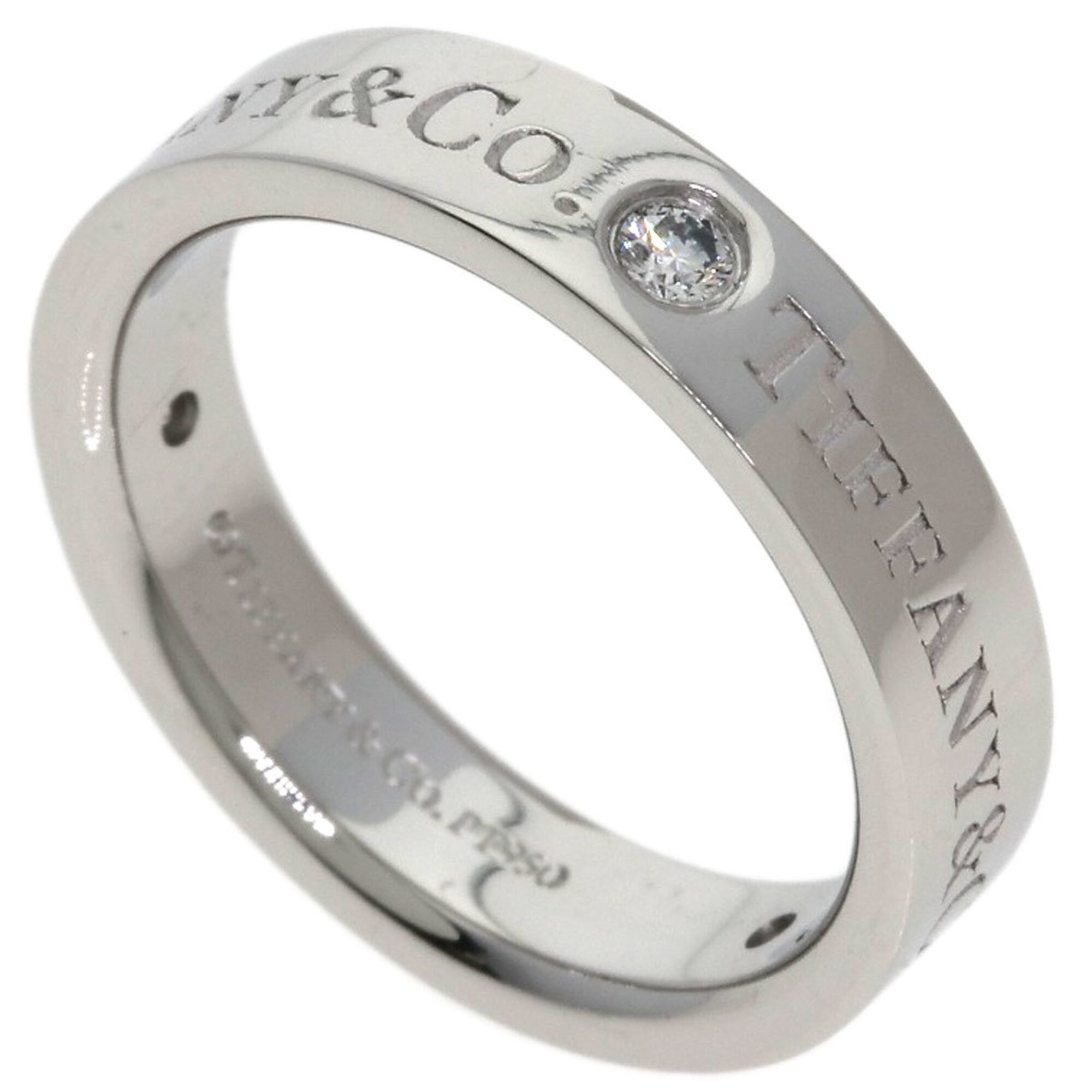 Tiffany Platinum 950 Band Ring (Pre-Owned)