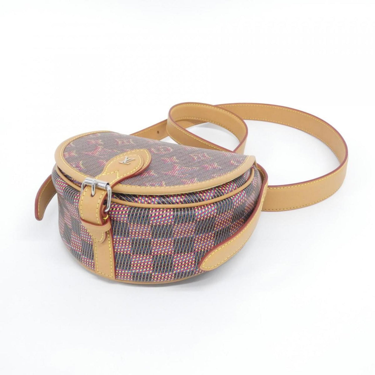 Louis Vuitton Pink Rose Leather Shoulder Bag (Pre-Owned)