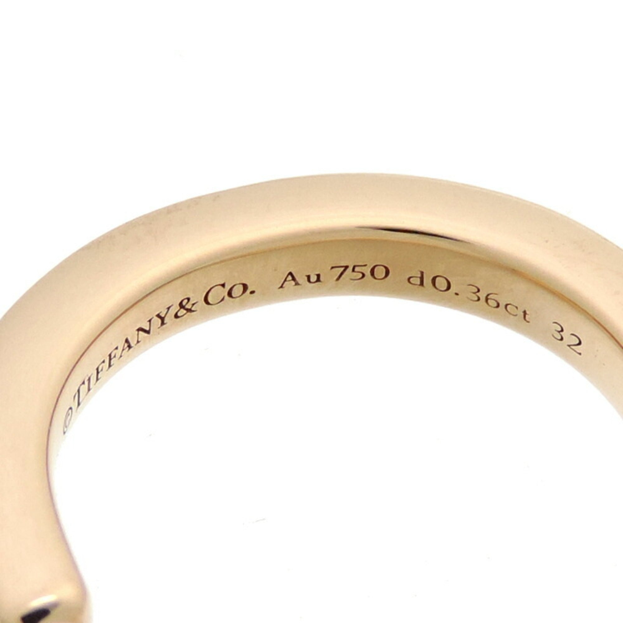 Tiffany Pink Gold (18K) Band Ring (Pre-Owned)