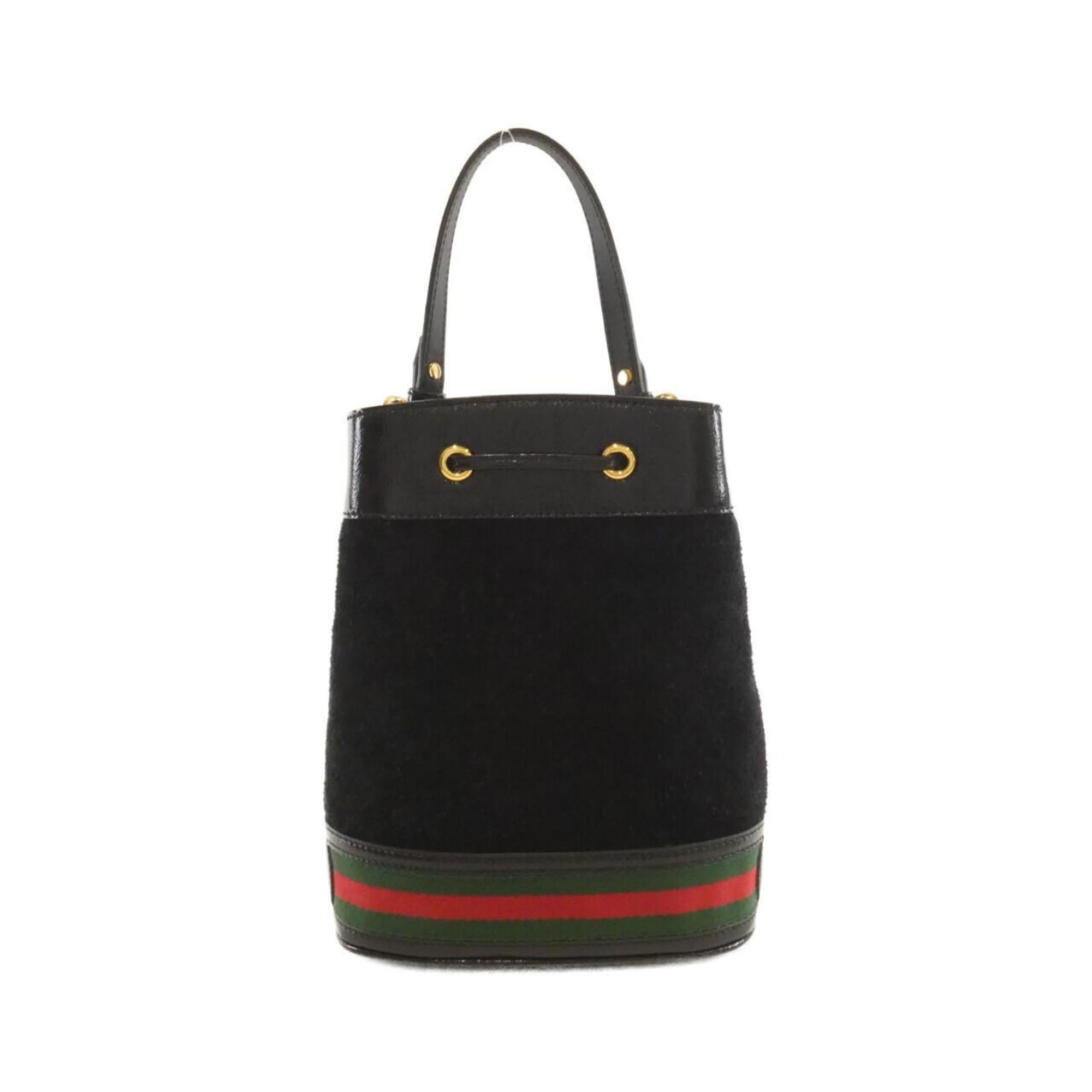 Gucci Black Suede Handbag (Pre-Owned)