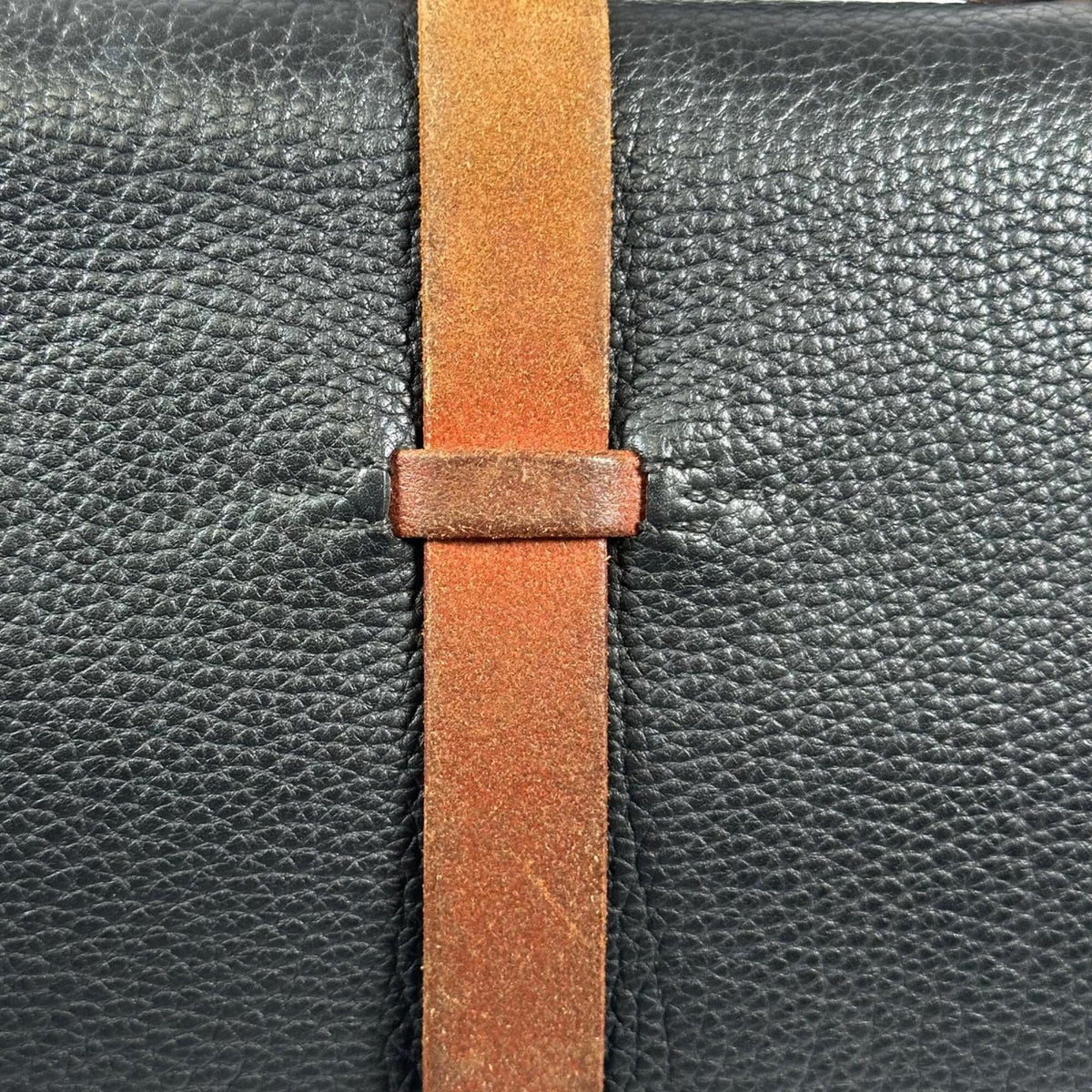Hermes Black Fjord Leather Document Case (Pre-Owned)