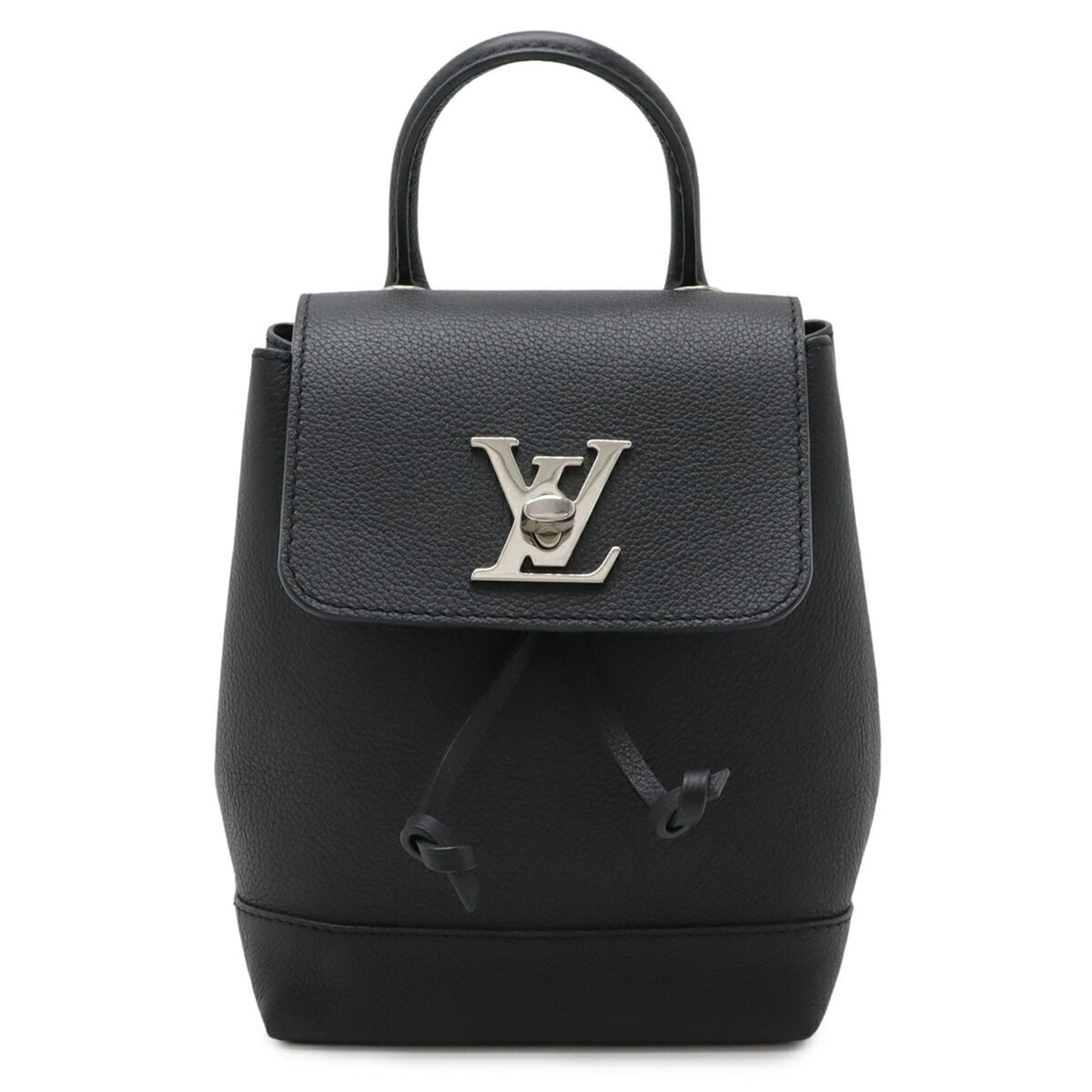 Louis Vuitton Black Noir Leather Backpack Handbag Shoulder Bag (Pre-Owned)