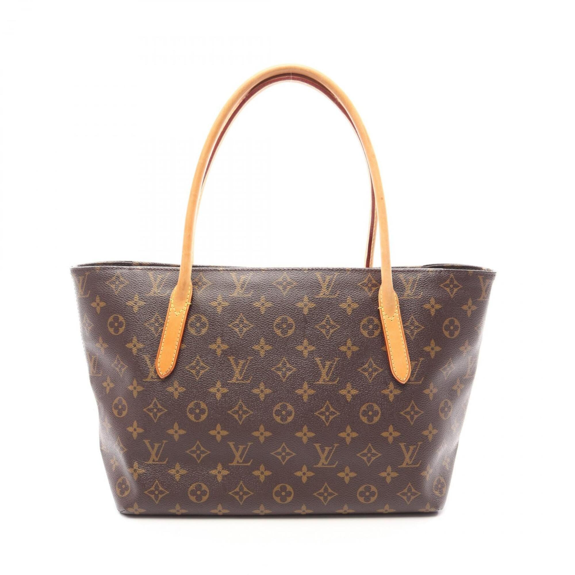 Louis Vuitton Brown Pvc Leather Handbag Tote Bag (Pre-Owned)