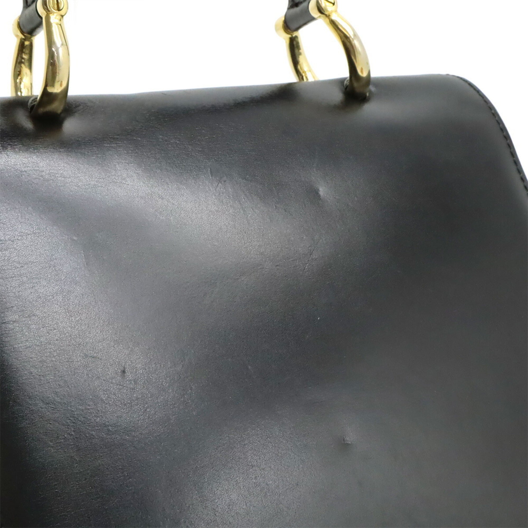 Celine Black Leather Handbag (Pre-Owned)