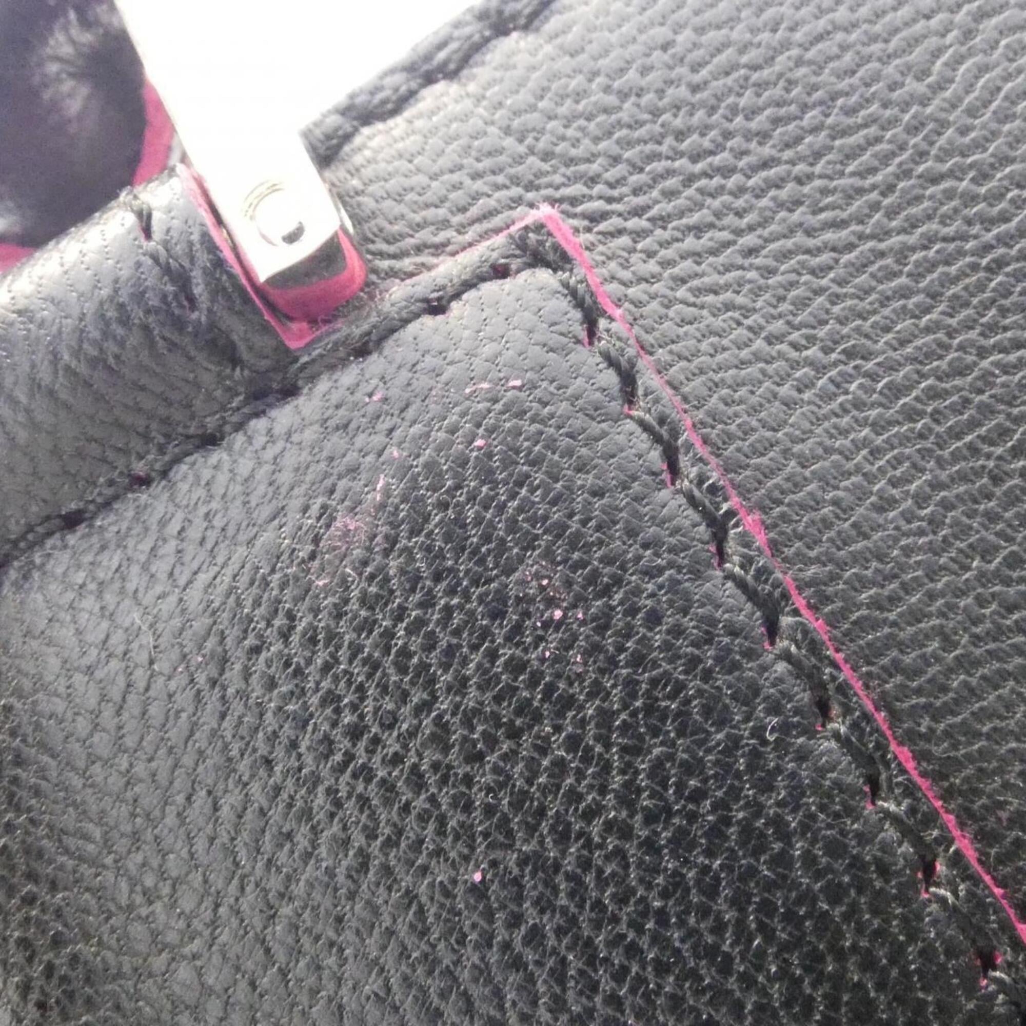 Loewe Black Pink Leather Handbag (Pre-Owned)